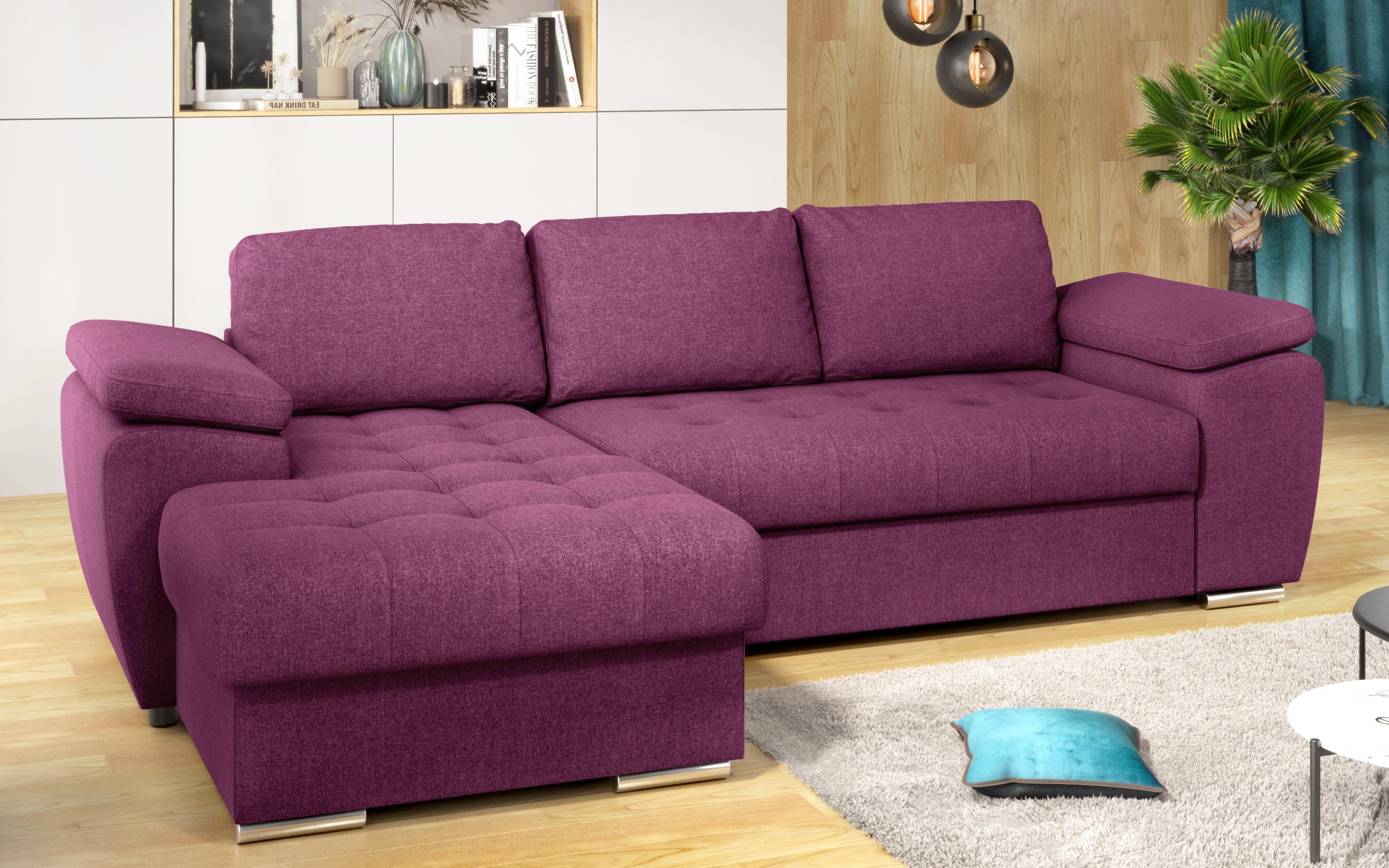 Coltar extensibil Valencia Pocket, lila  3