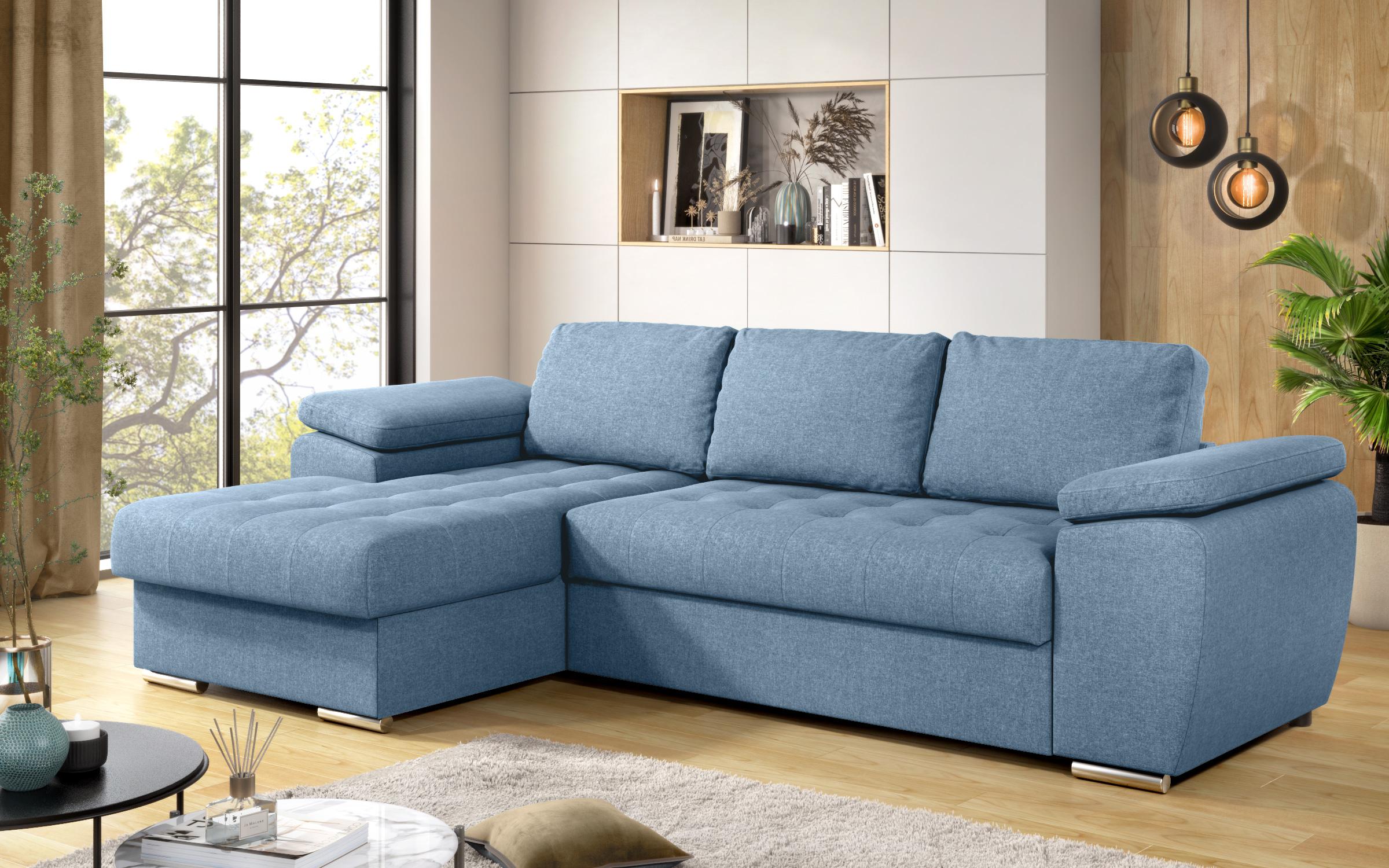 Coltar extensibil Valencia Pocket, albastru  4