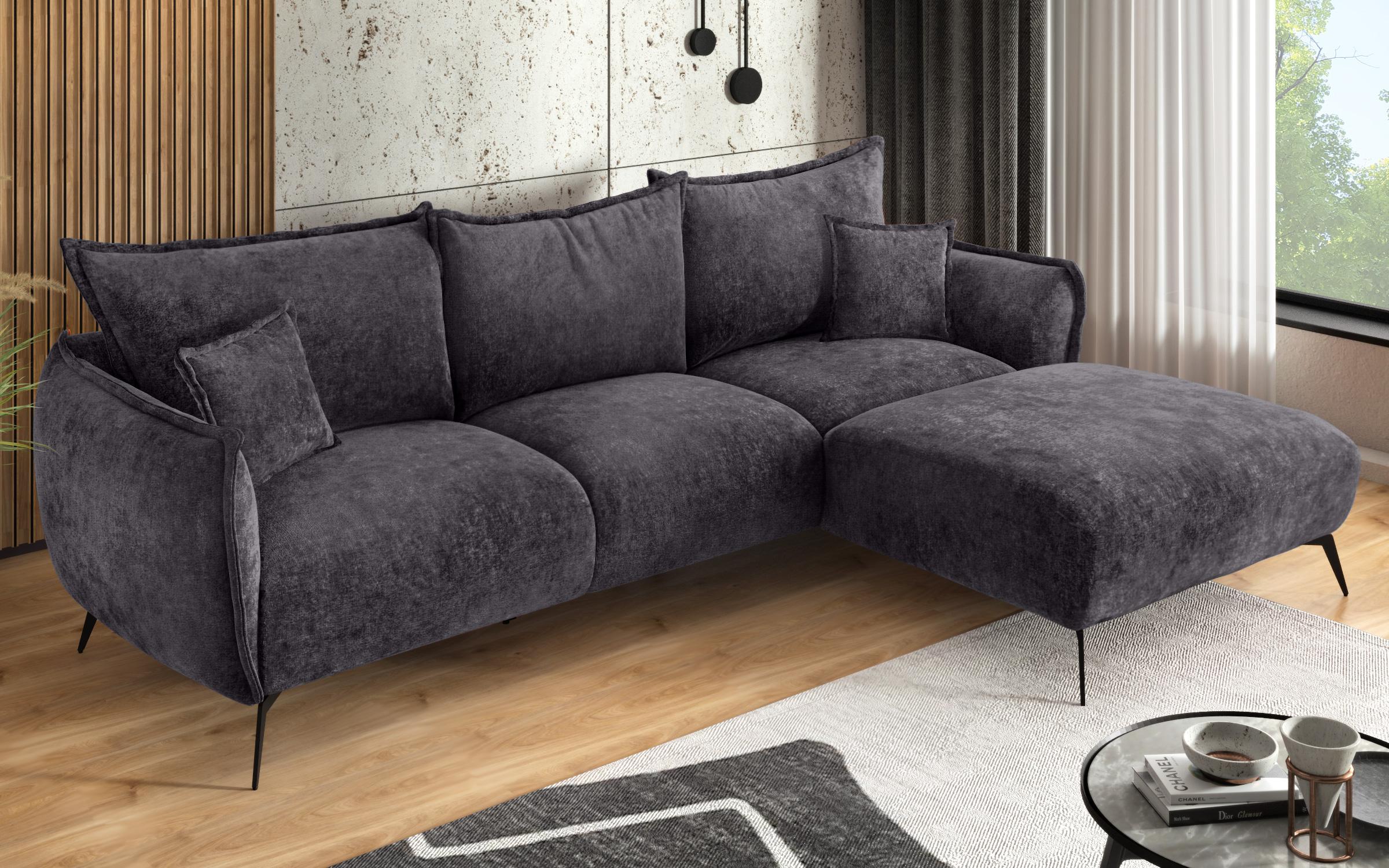 Угловой диван Гала, темно-серый  7