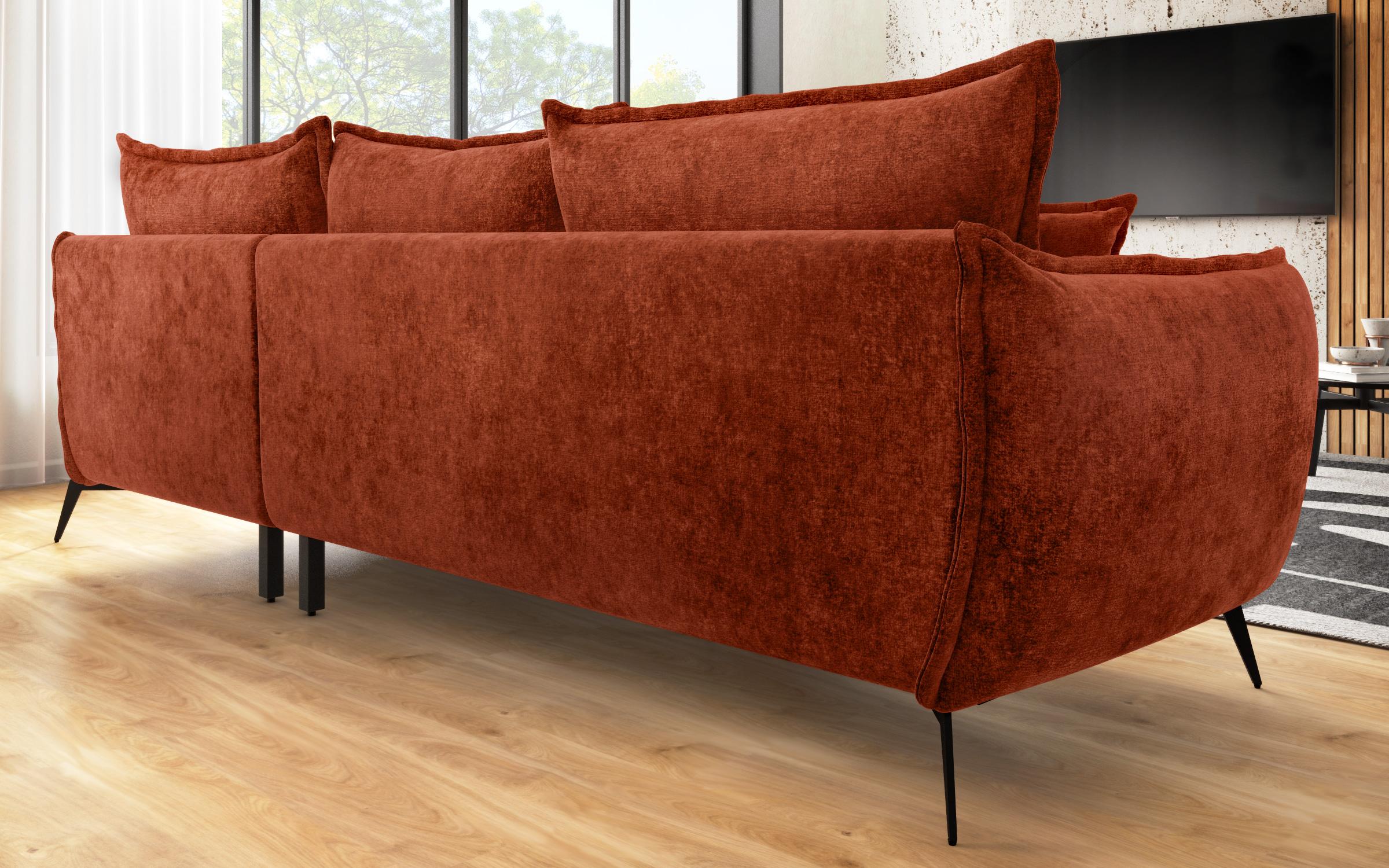 Угловой диван Гала, оранжевый  8