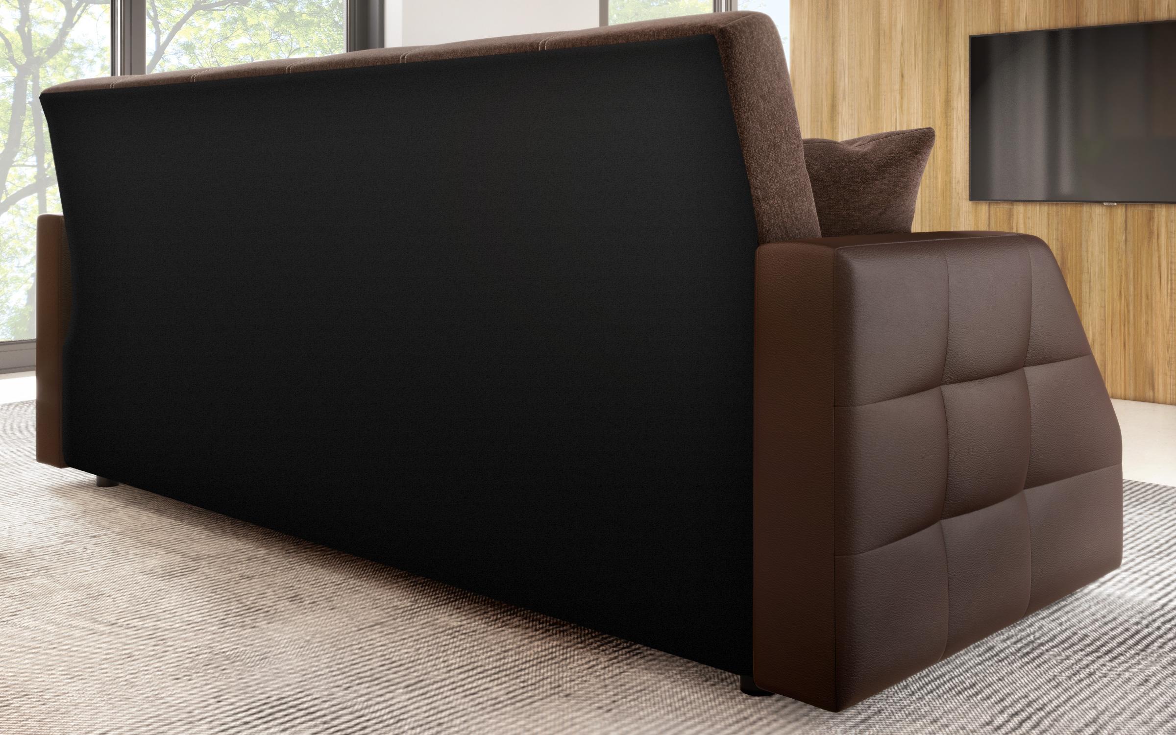 Canapea extensibila  click-clack Indivo, maro  5