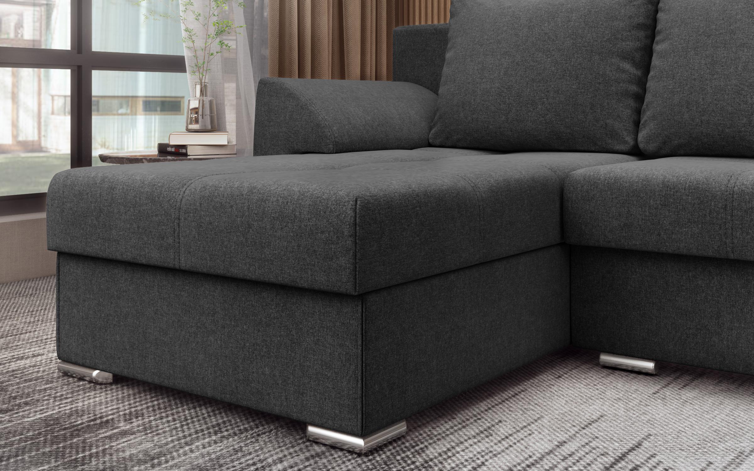 Coltar extensibil Interio, gri inchis  7