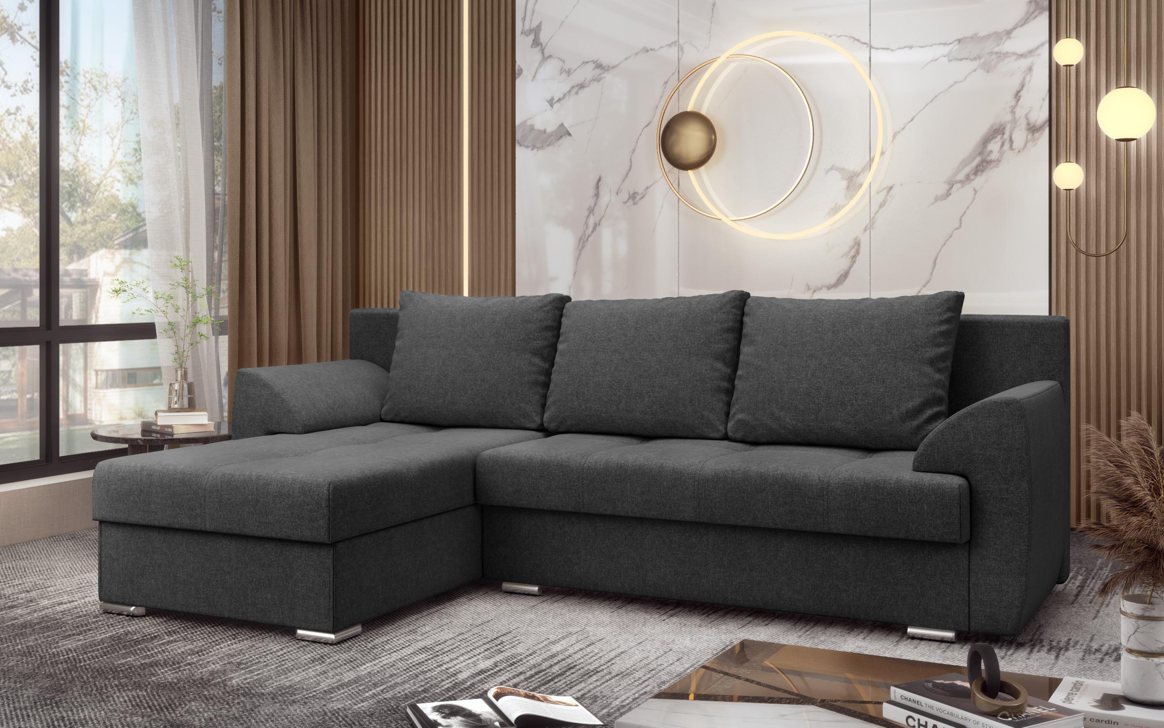 Coltar extensibil Interio, gri inchis  2