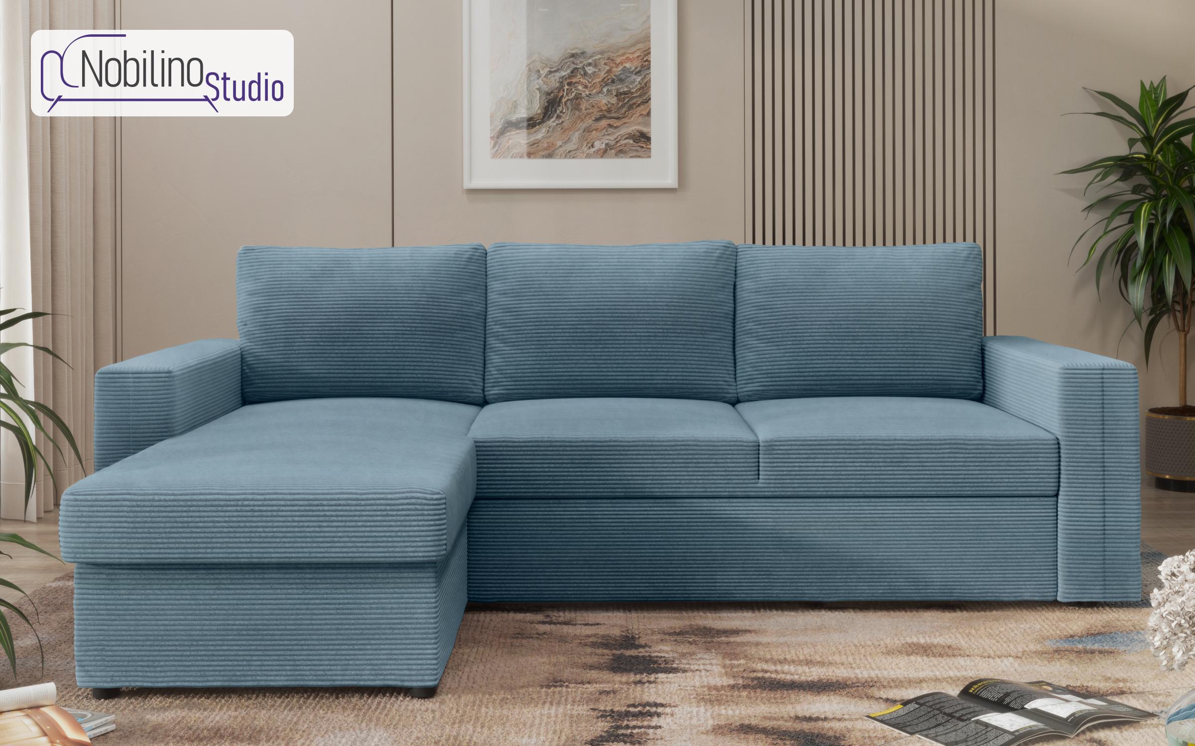 Coltar extensibil Justin Ultra, albastru  1