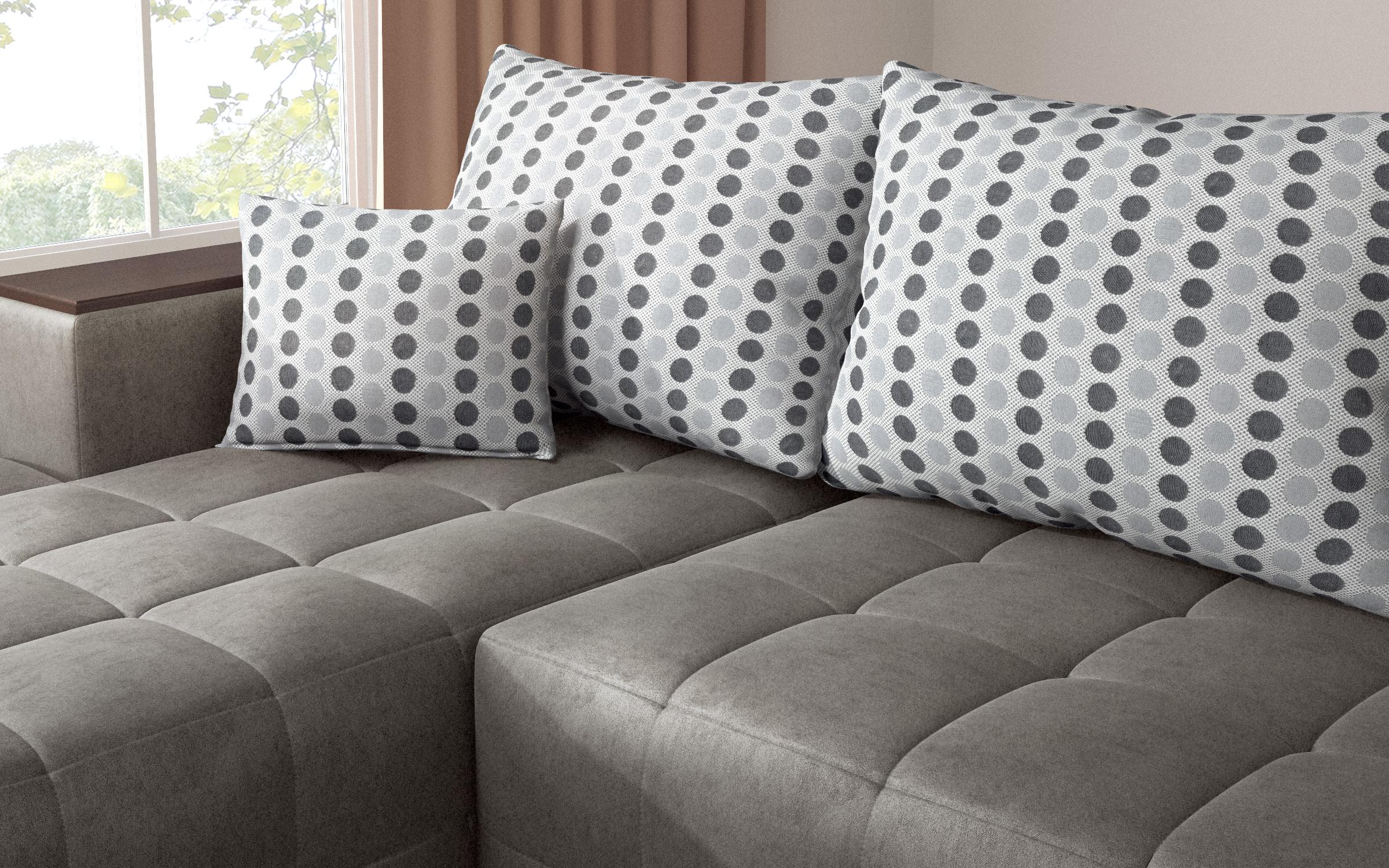 Coltar extensibil cu brat etajera Melvin S, gri  6