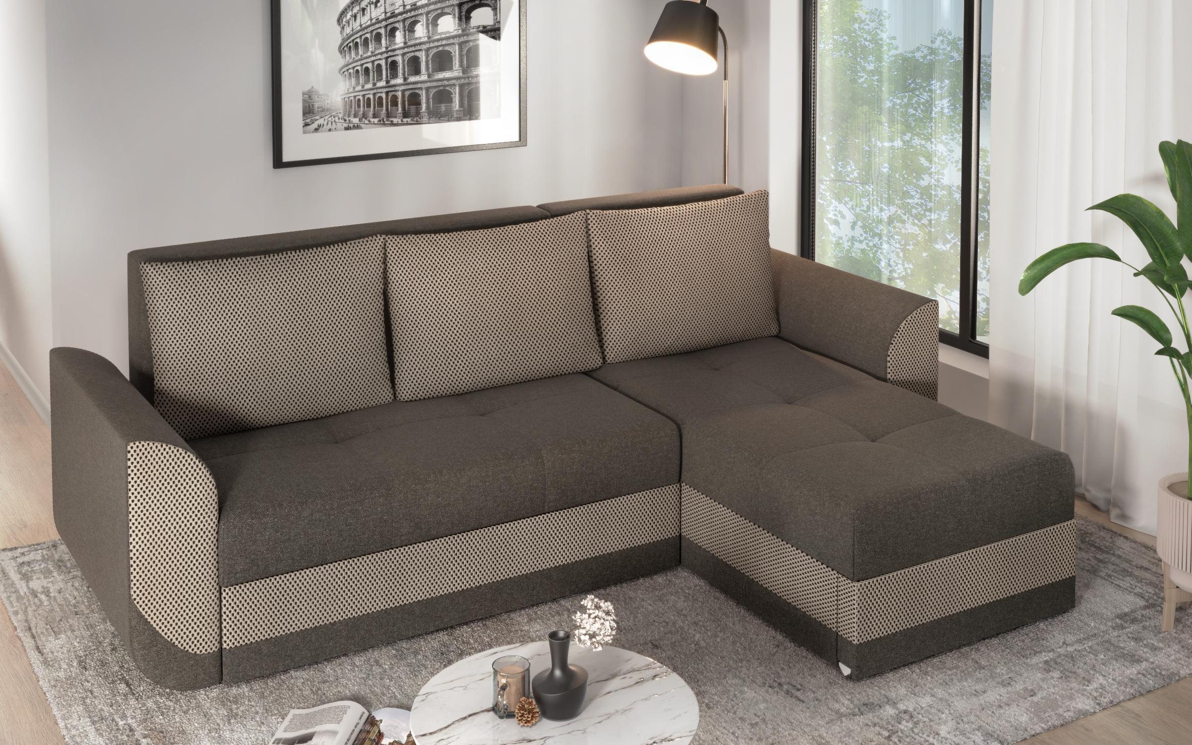 Coltar extensibil Modus, maro + maro deschis  5