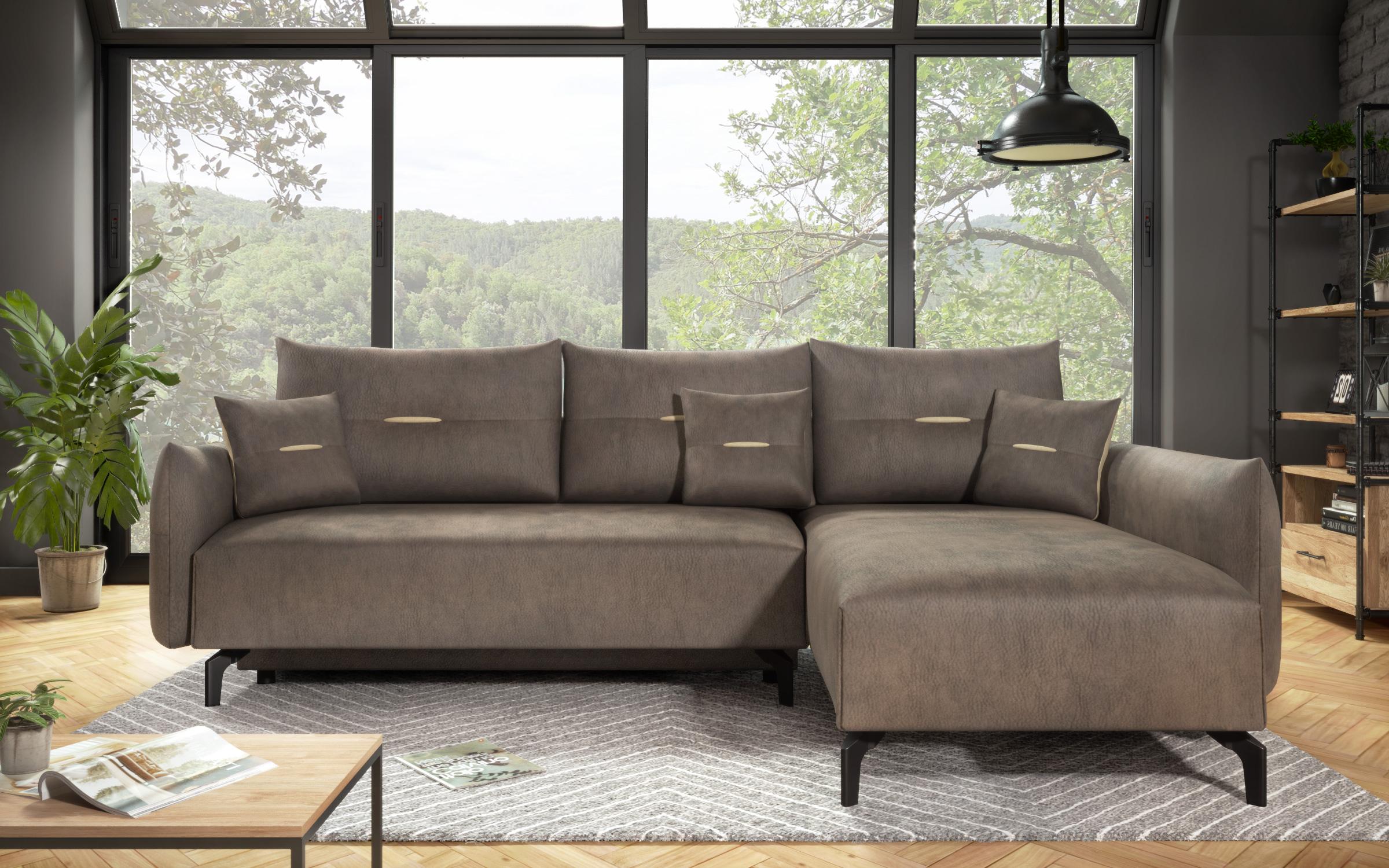 Раскладной диван Патрик, Barington Coffe + Barington Cremе  1