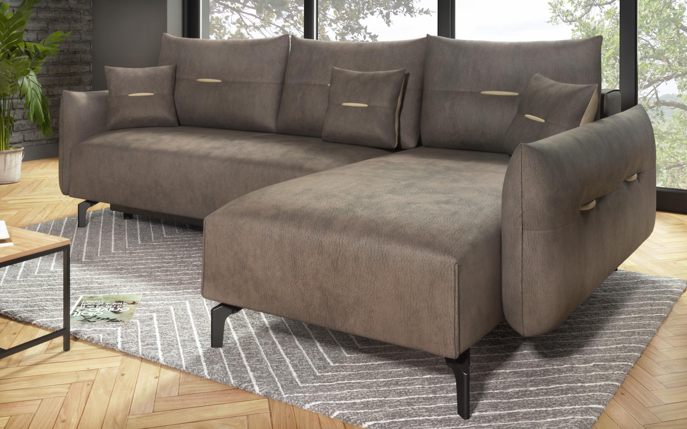 Раскладной диван Патрик, Barington Coffe + Barington Cremе  5