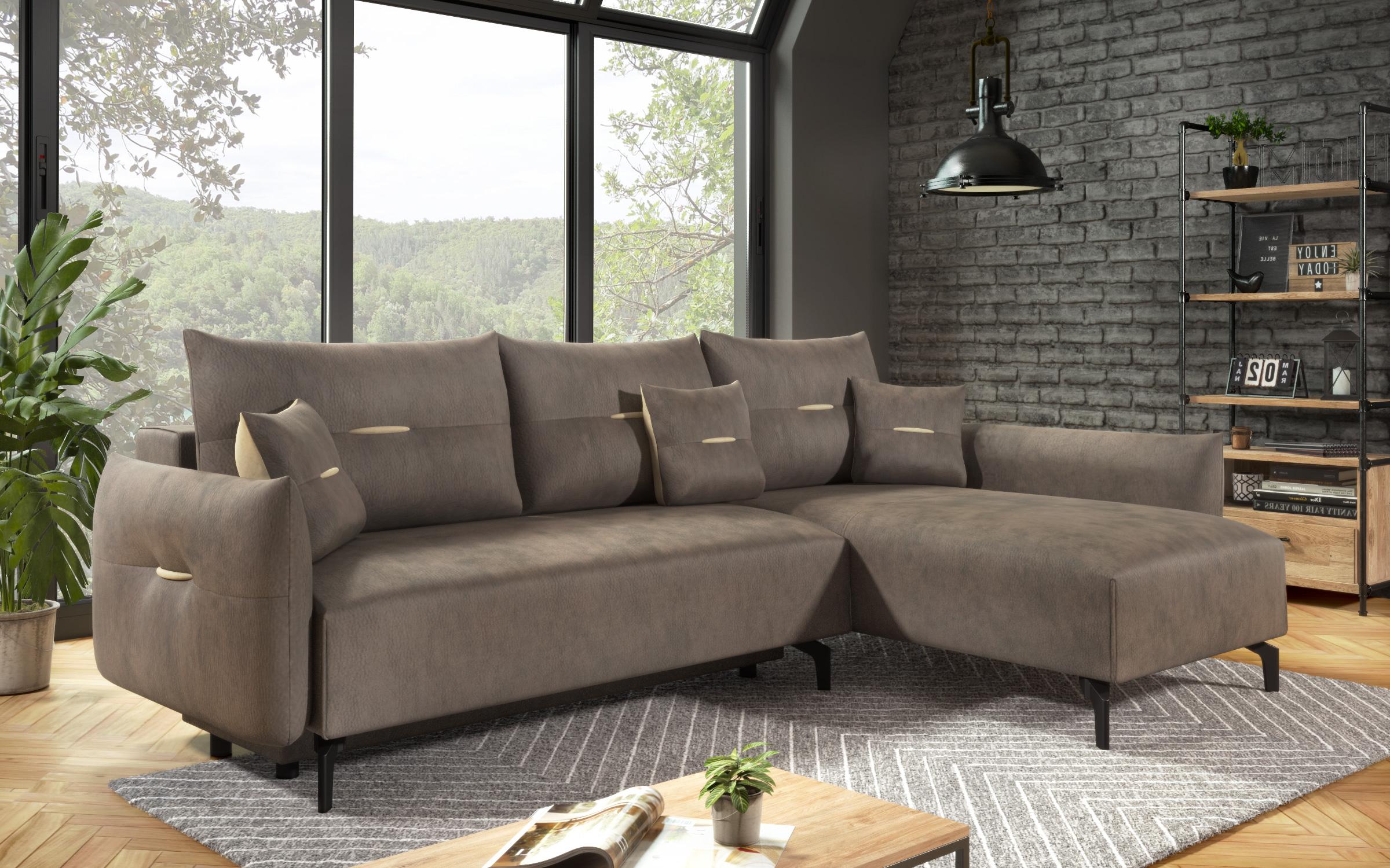 Раскладной диван Патрик, Barington Coffe + Barington Cremе  6