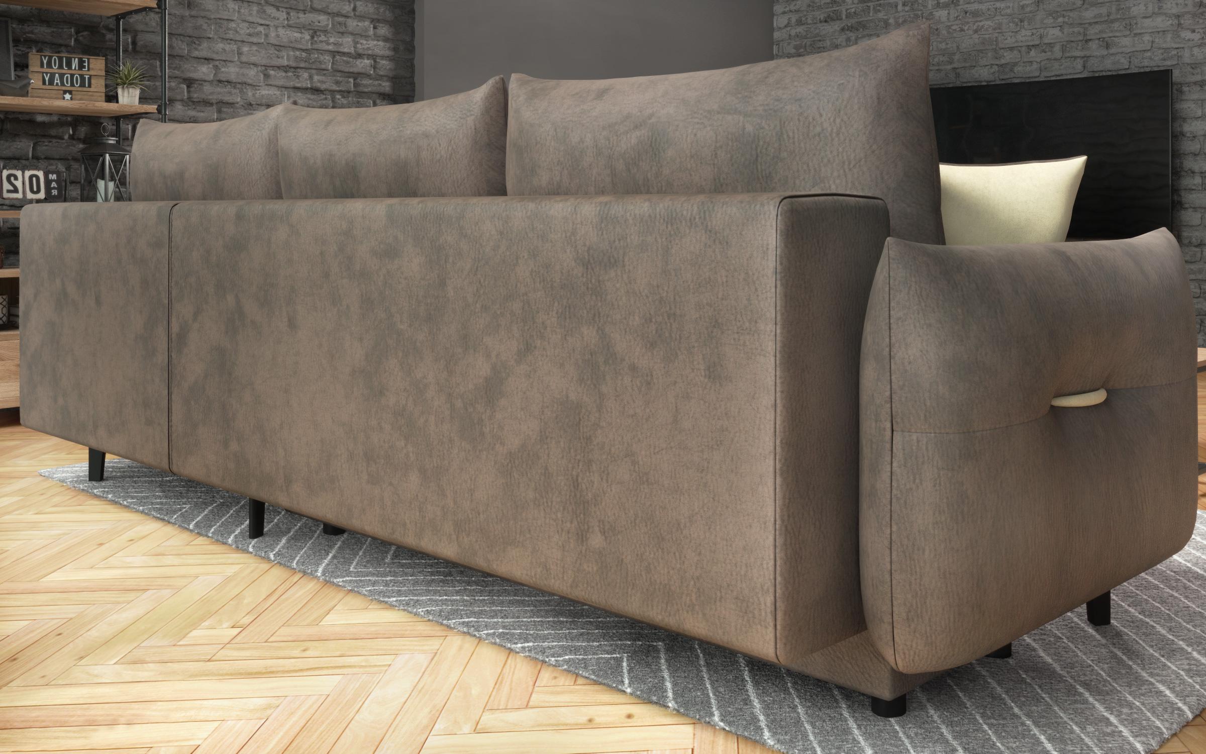 Раскладной диван Патрик, Barington Coffe + Barington Cremе  9