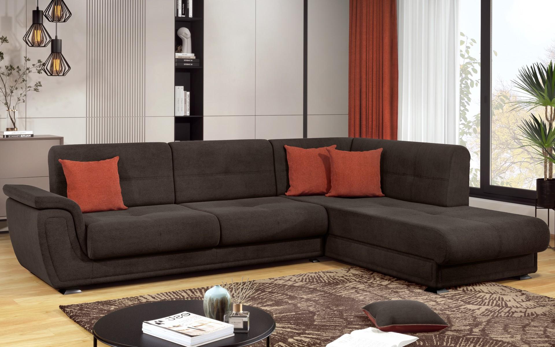 Coltar extensibil Princess Lux + mecanism click clack, maro + portocaliu  3