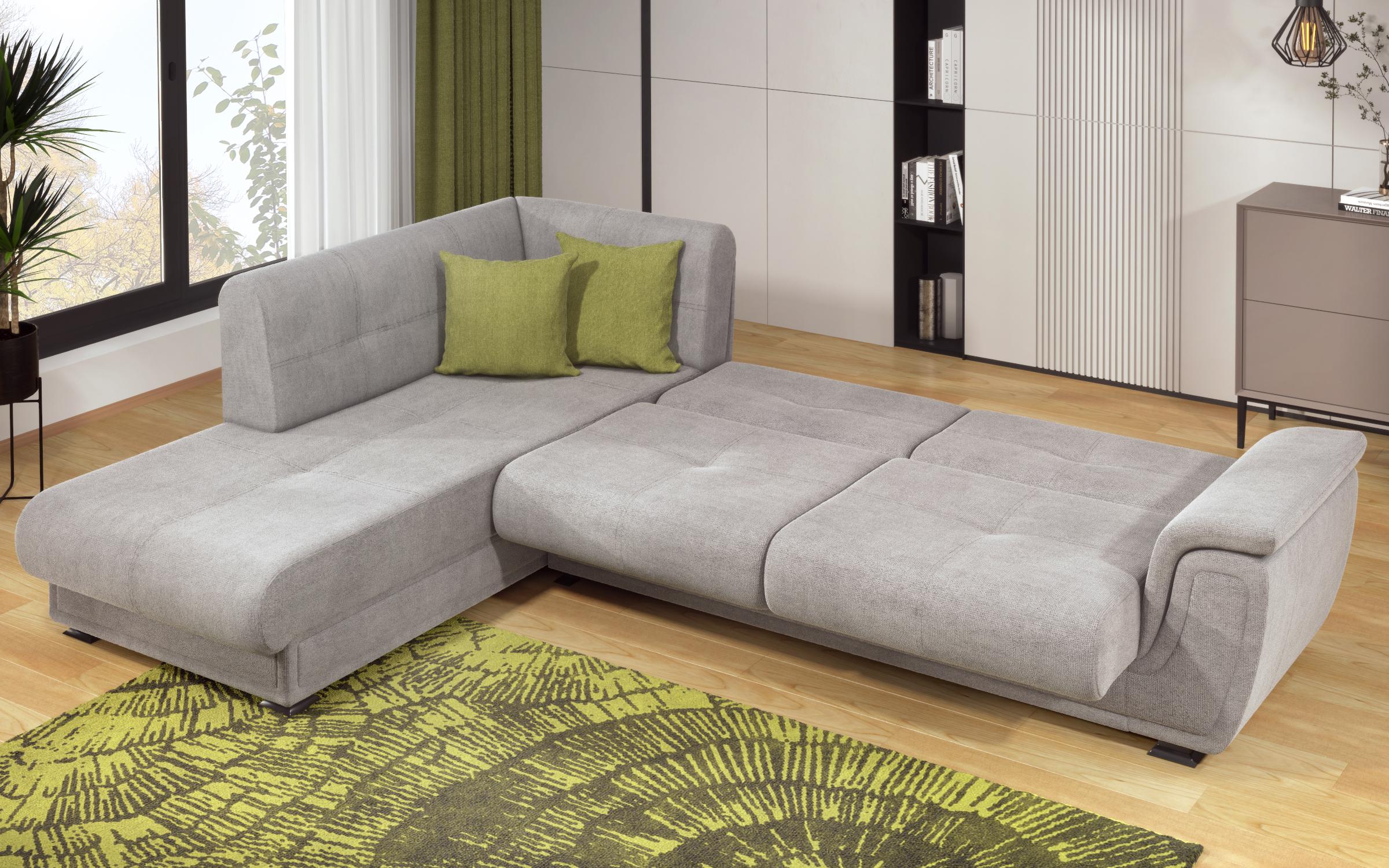 Coltar extensibil Princess Lux + mecanism click clack, gri + verde  10