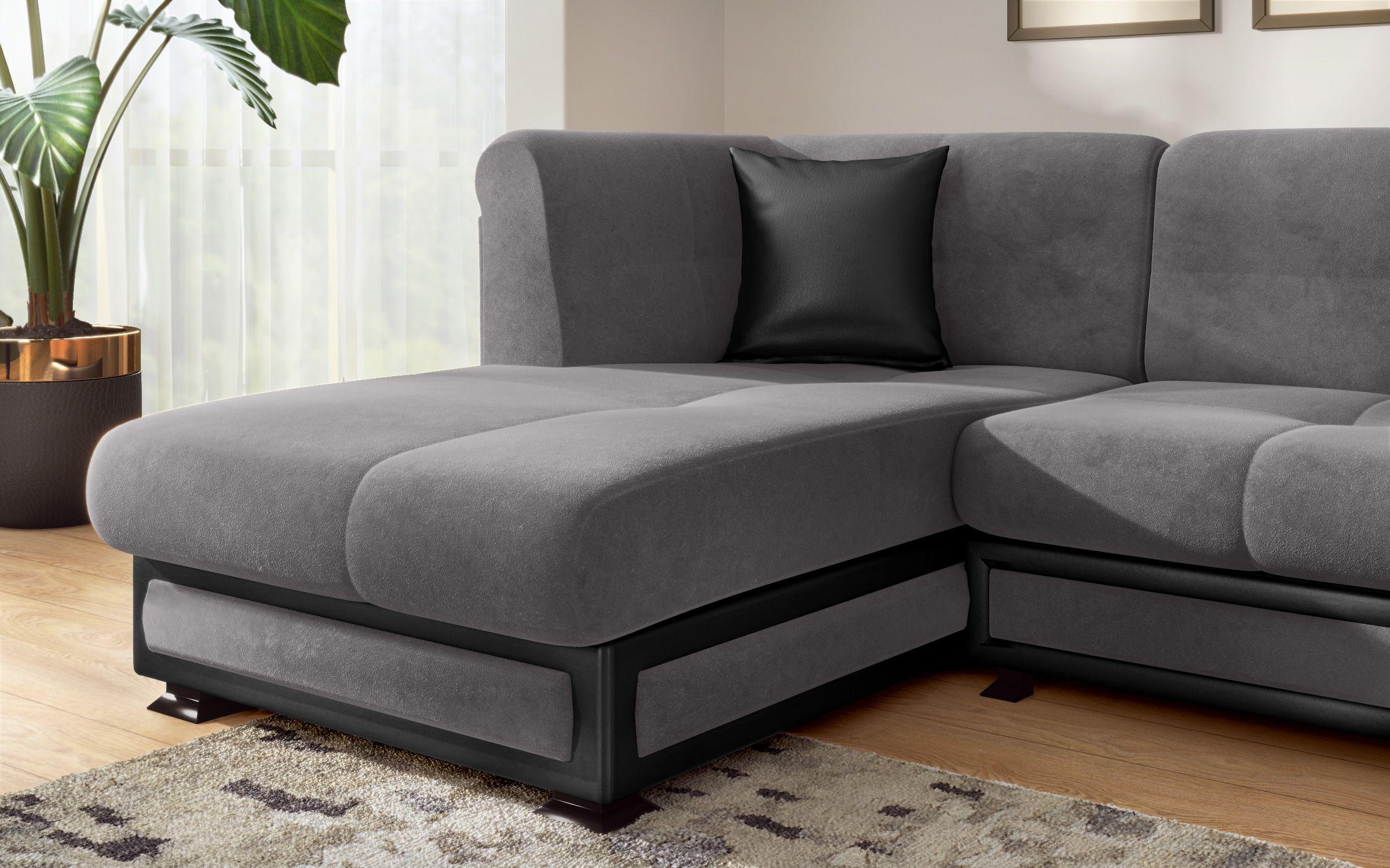 Coltar Princess S II + mecanism click-clack, gri + piele neagra  4