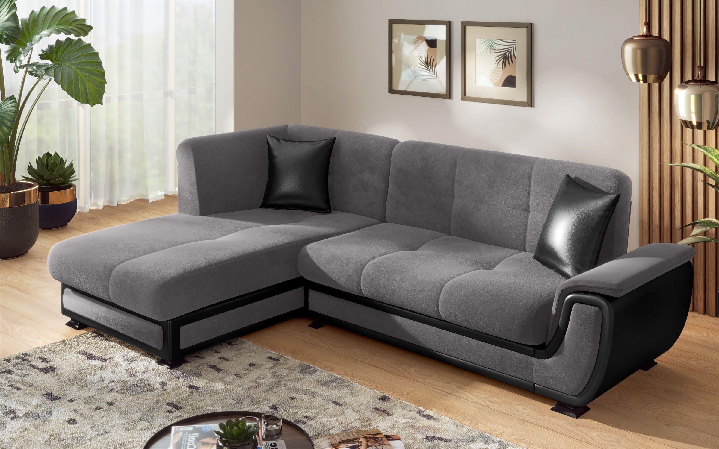 Coltar Princess S II + mecanism click-clack, gri + piele neagra  6