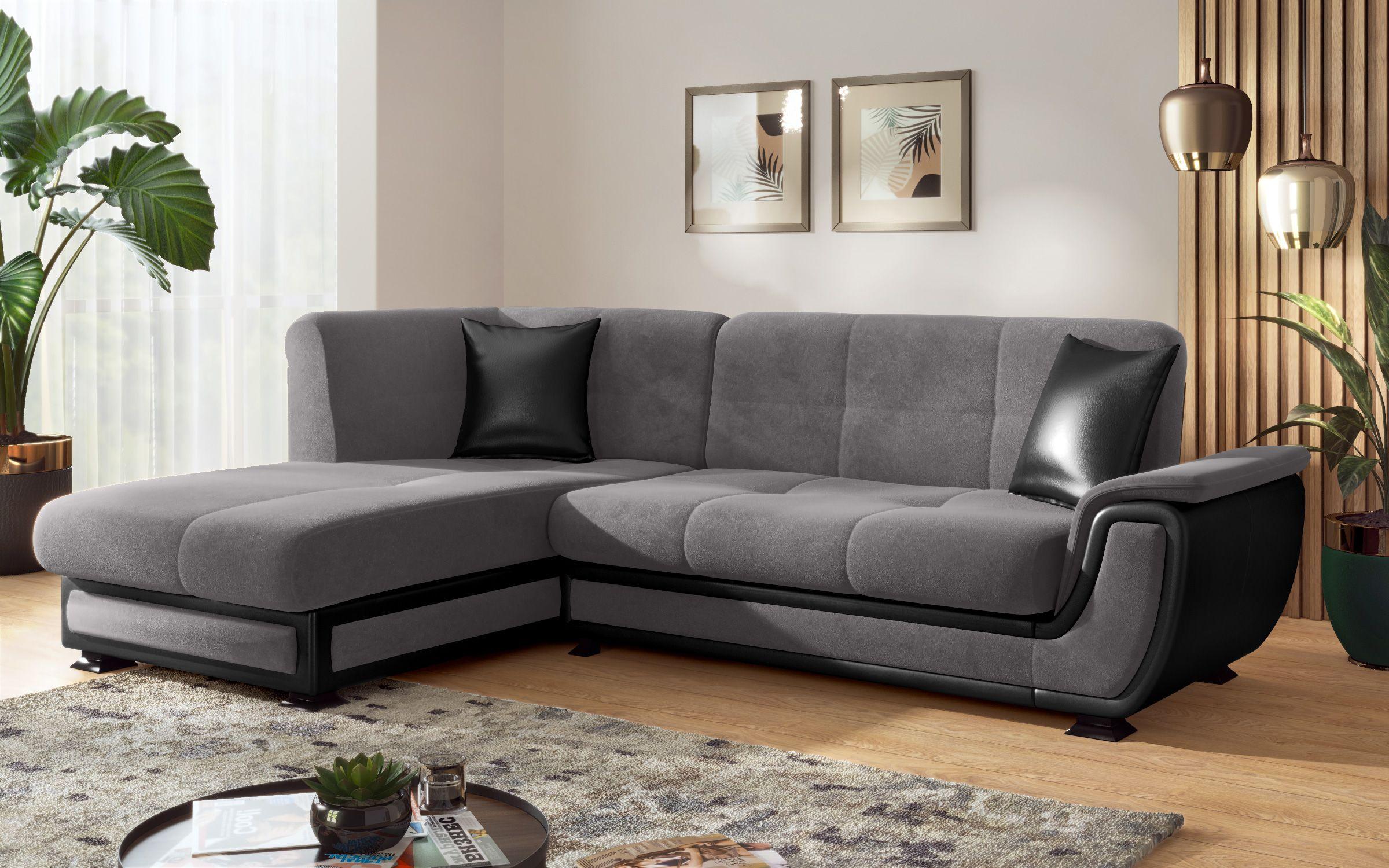 Coltar Princess S II + mecanism click-clack, gri + piele neagra  9