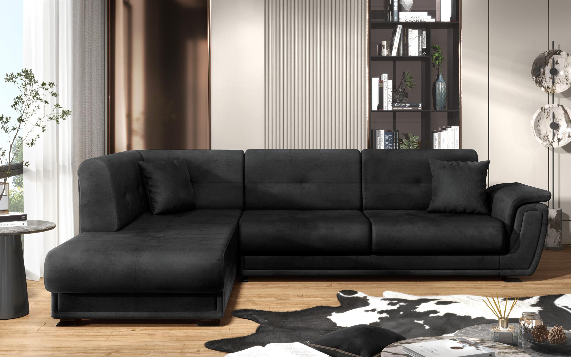 Coltar extensibil Princess II + mecanism click clack, negru  1