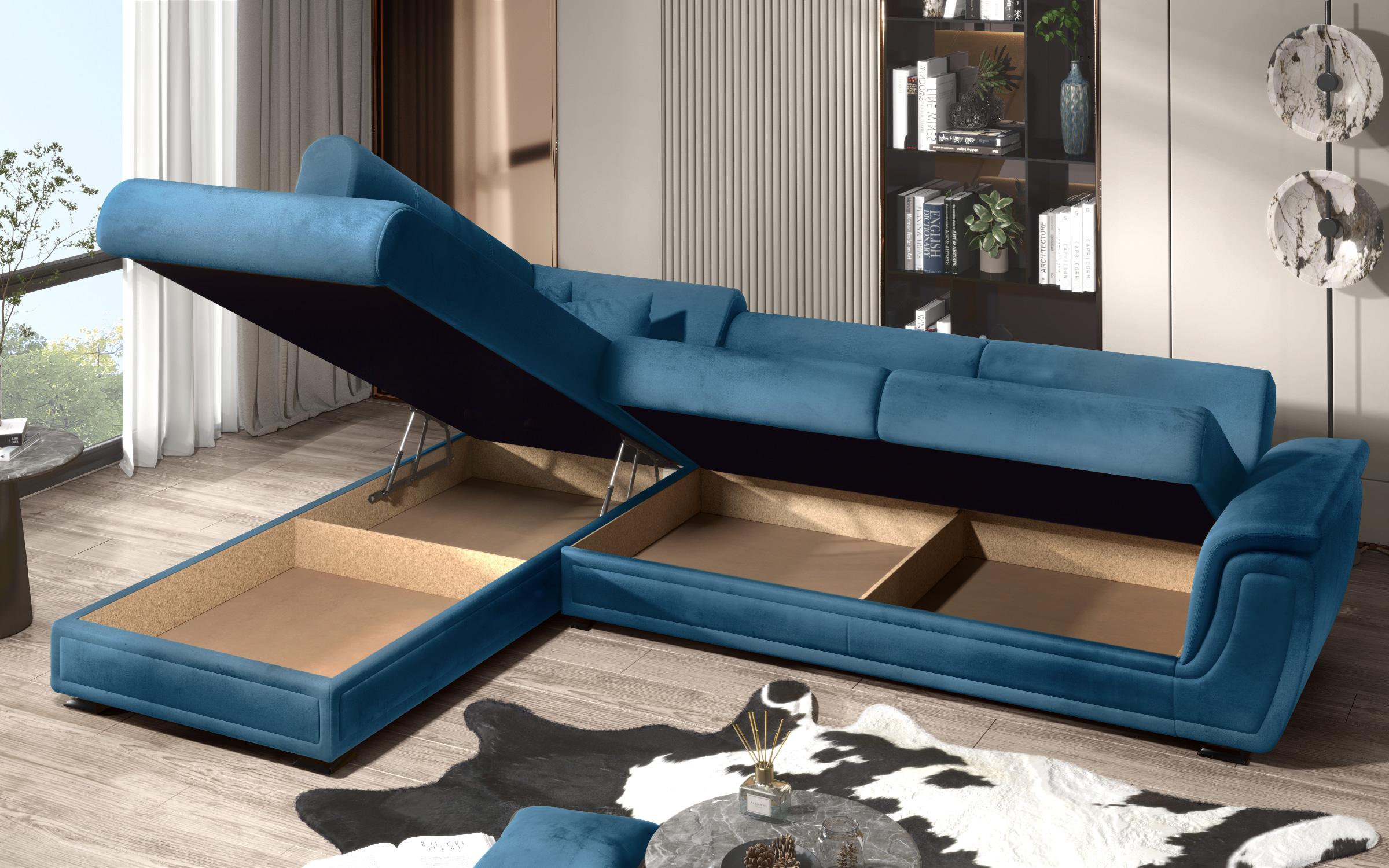 Coltar extensibil Princess II + mecanism click clack, albastru  4