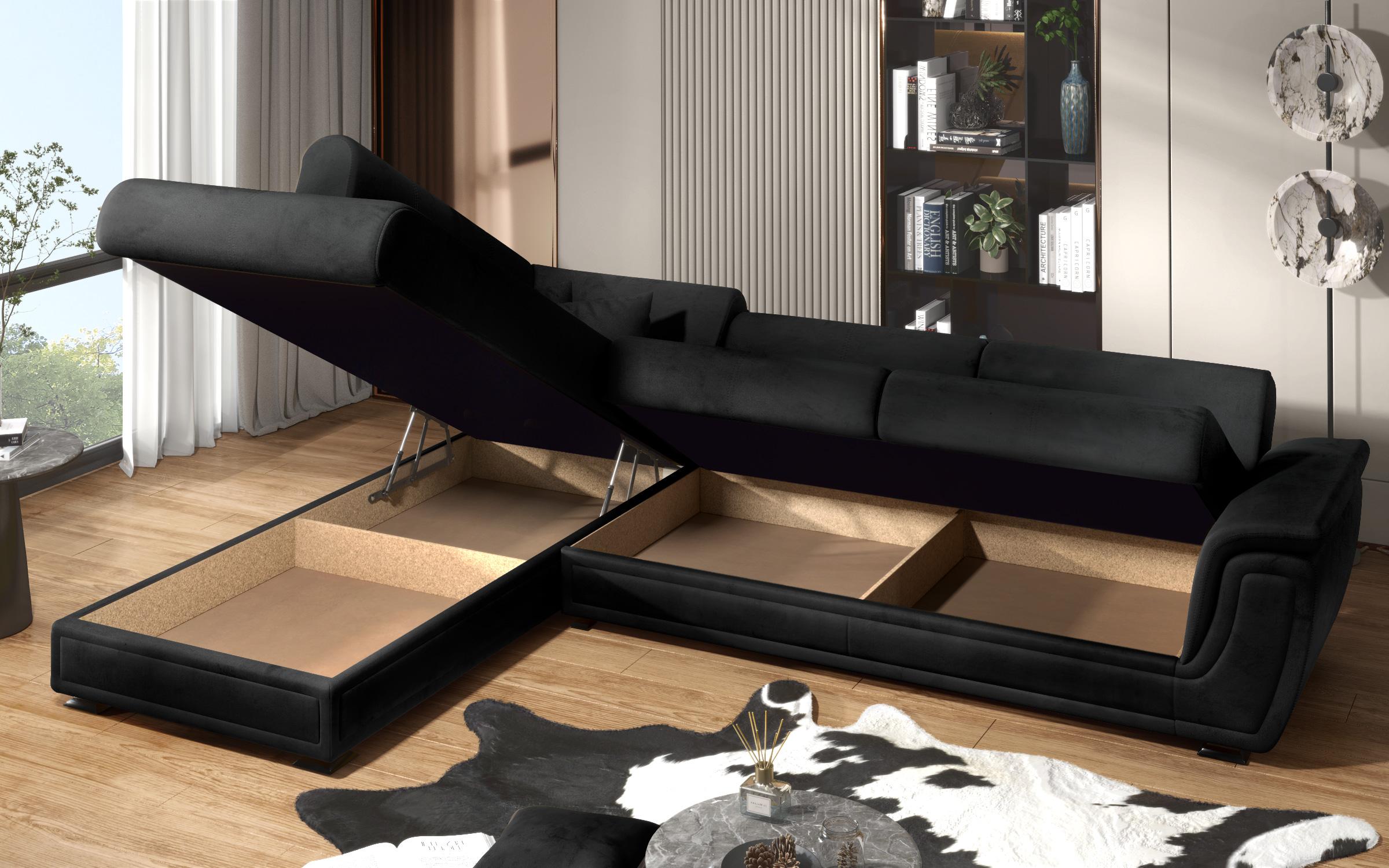 Coltar extensibil Princess II + mecanism click clack, negru  6