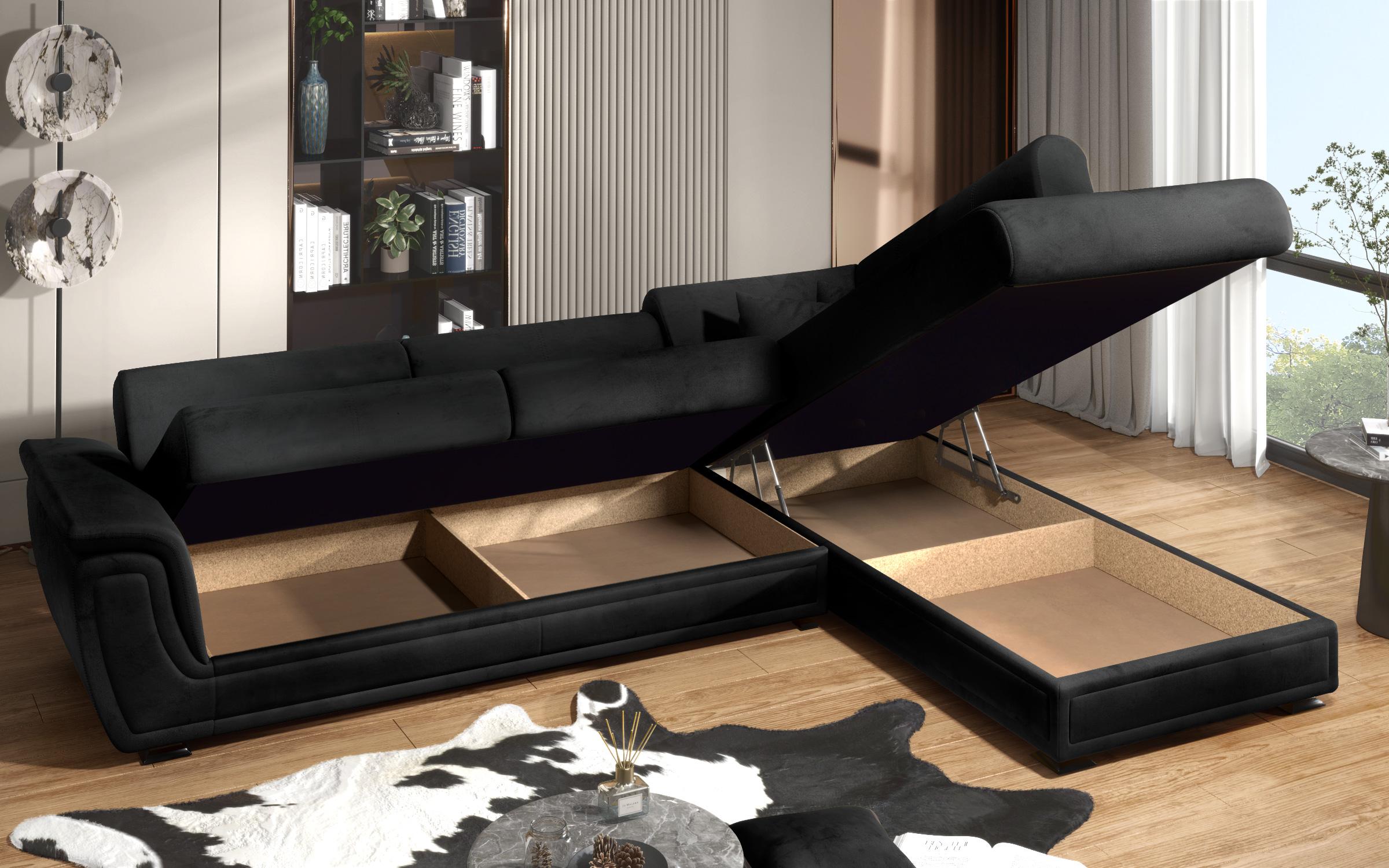 Coltar extensibil Princess II + mecanism click clack, negru  7