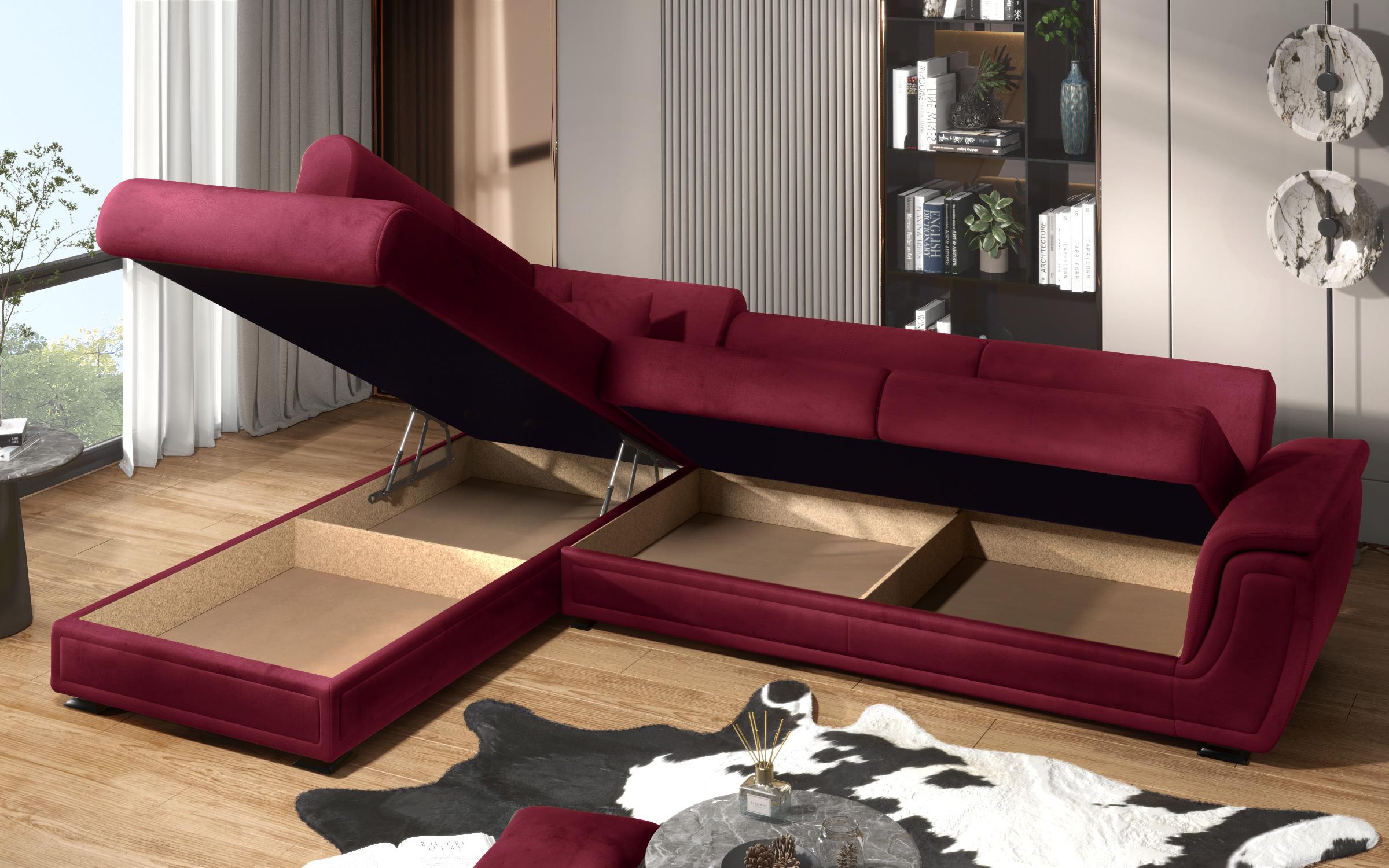 Coltar extensibil Princess II + mecanism click clack, bordo  10