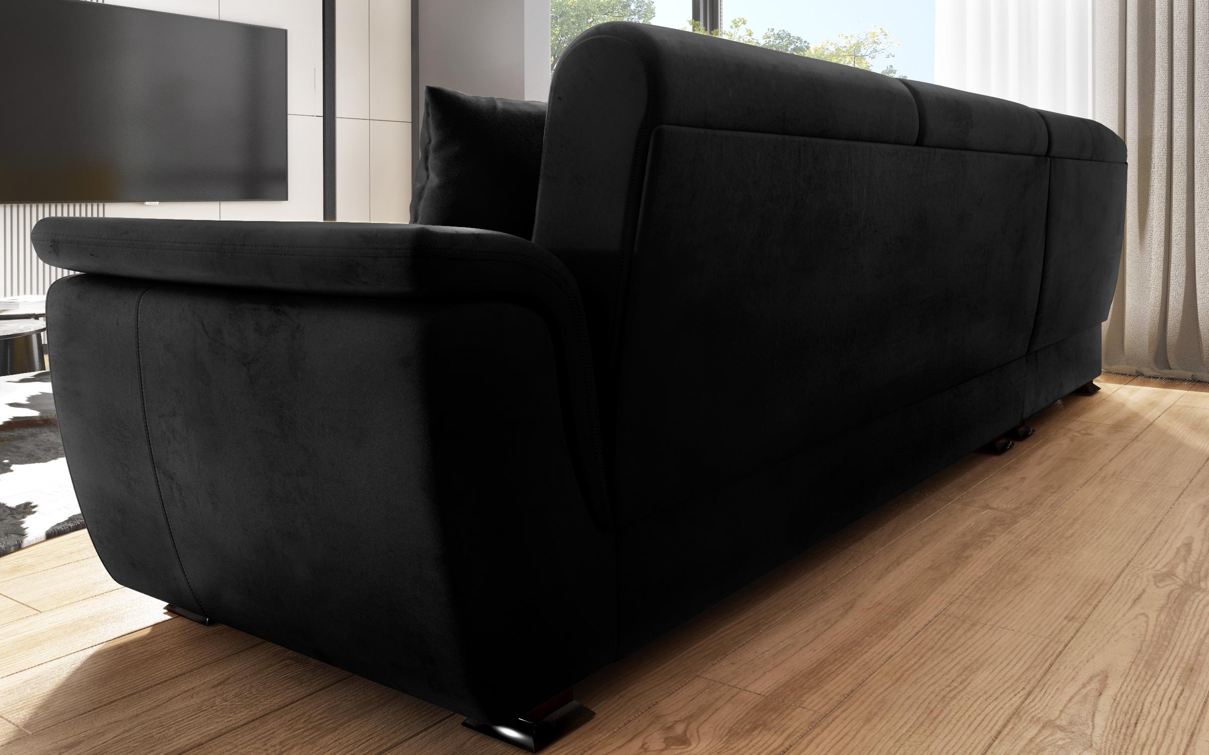 Coltar extensibil Princess II + mecanism click clack, negru  9
