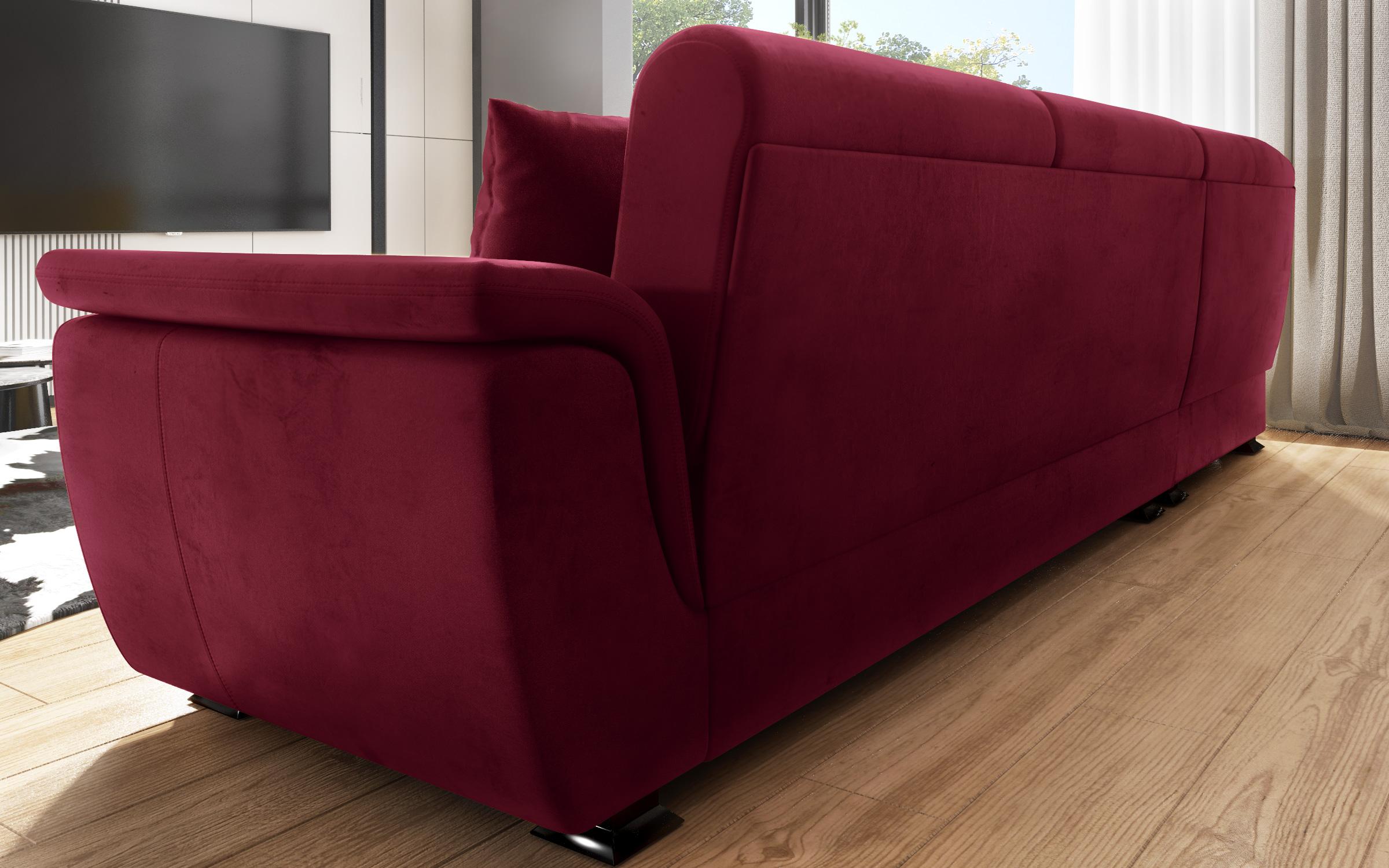 Coltar extensibil Princess II + mecanism click clack, bordo  11
