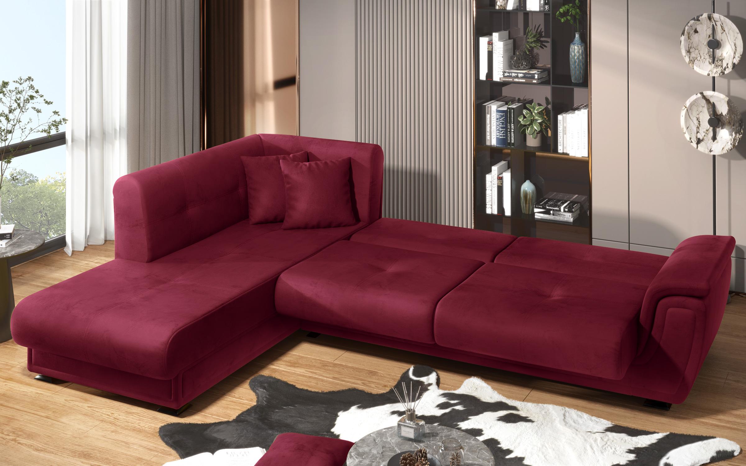 Coltar extensibil Princess II + mecanism click clack, bordo  4