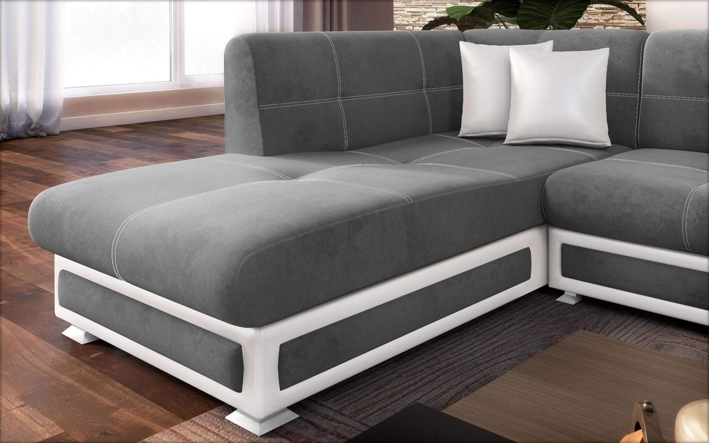 Coltar Princess II + mecanism click-clack, gri + piele alba  4
