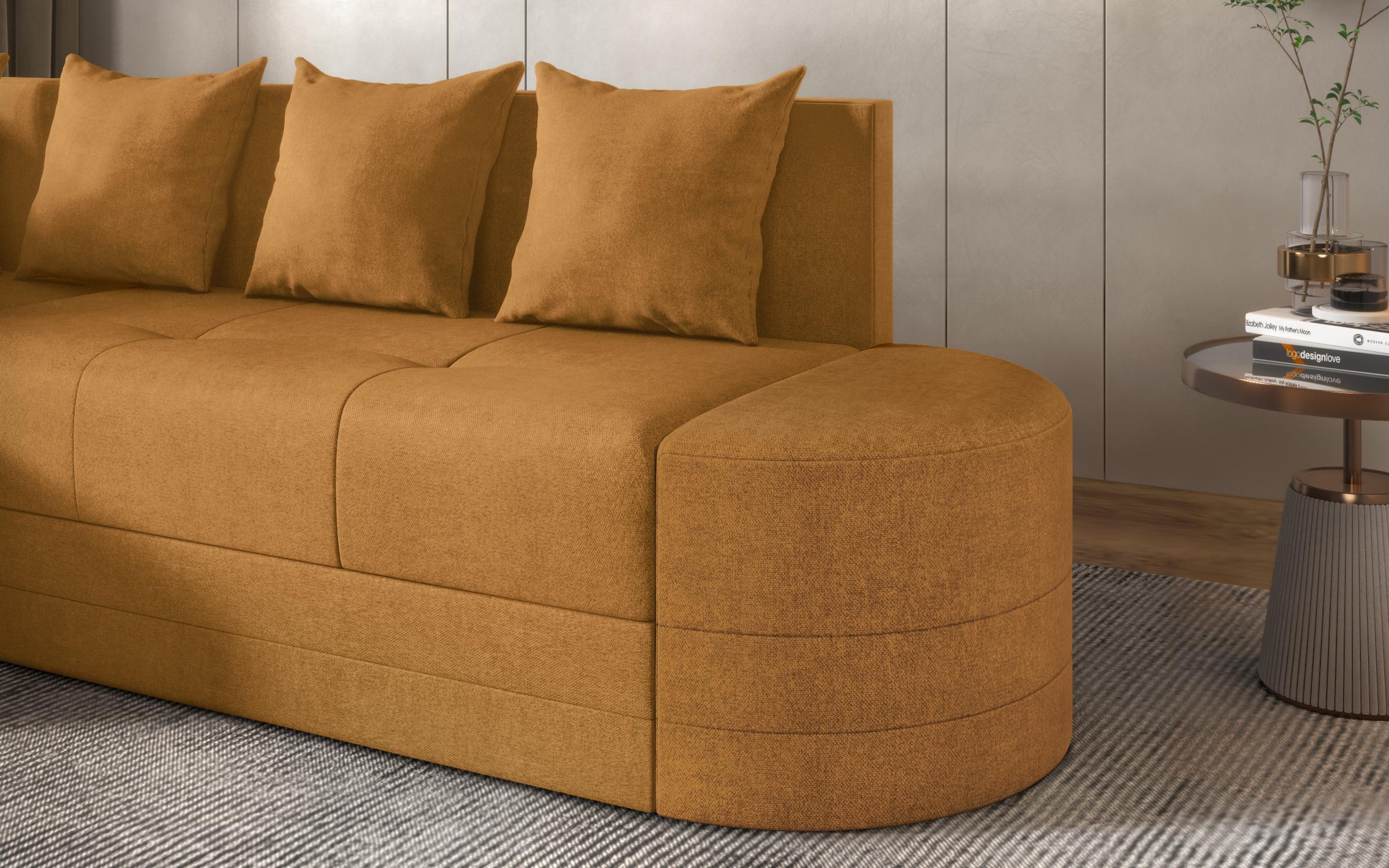 Coltar extensibil de bucatarie Reilly, galben  5