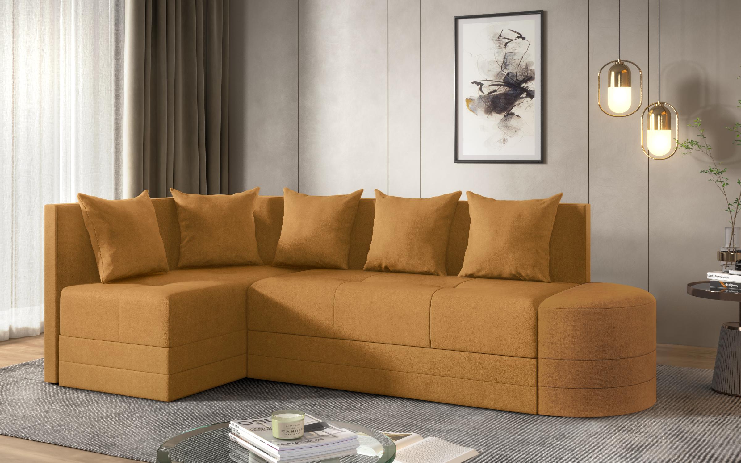 Coltar extensibil de bucatarie Reilly, galben  3