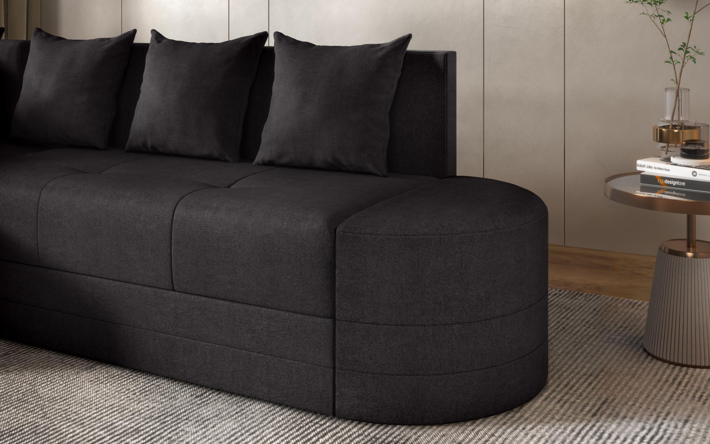 Coltar extensibil de bucatarie Reilly, negru  5