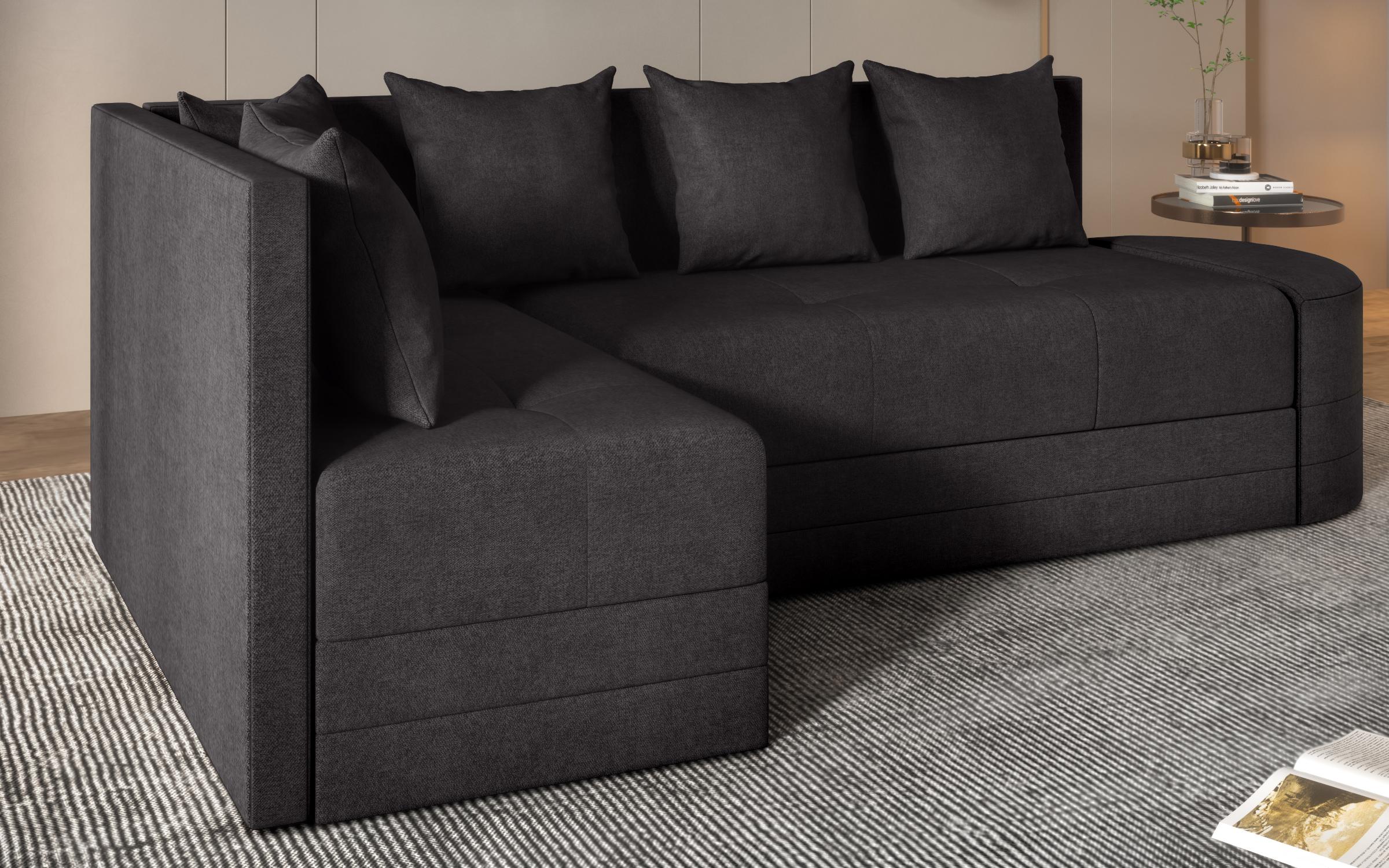 Coltar extensibil de bucatarie Reilly, negru  6