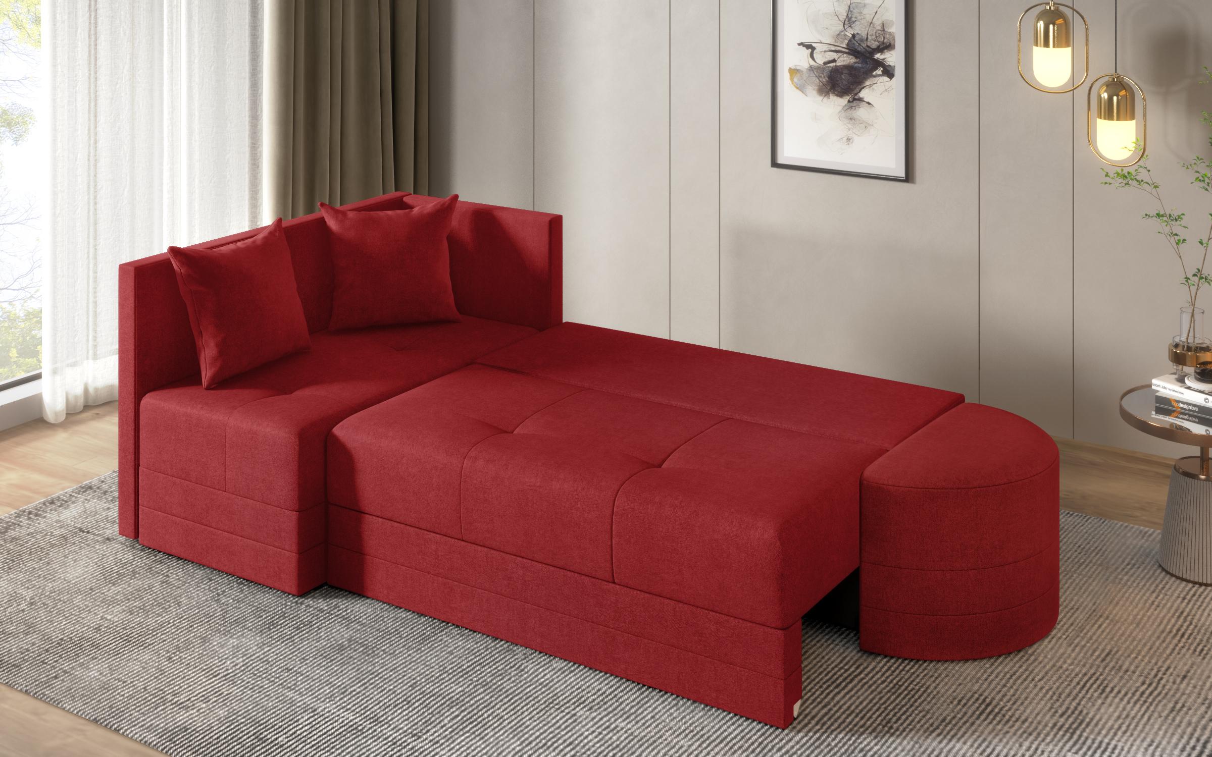 Coltar extensibil de bucatarie Reilly, rosu  4