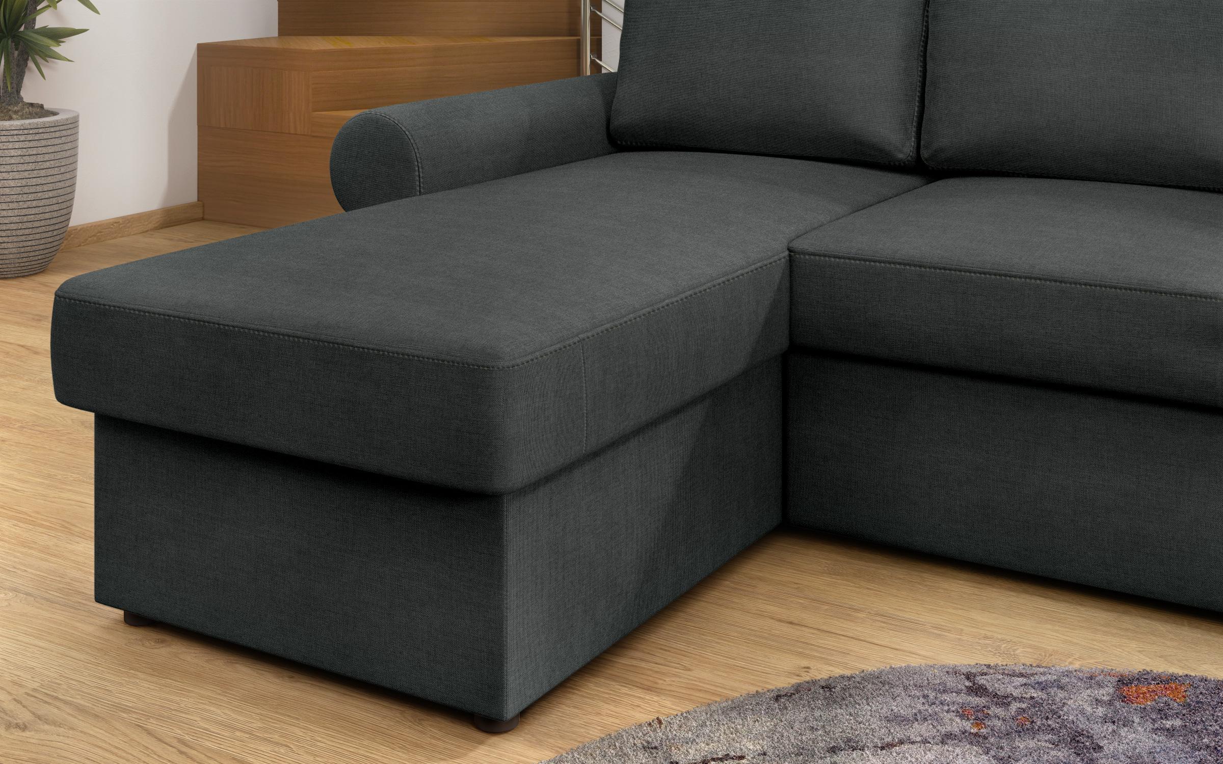 Coltar extensibil Rimini, gri inchis  5