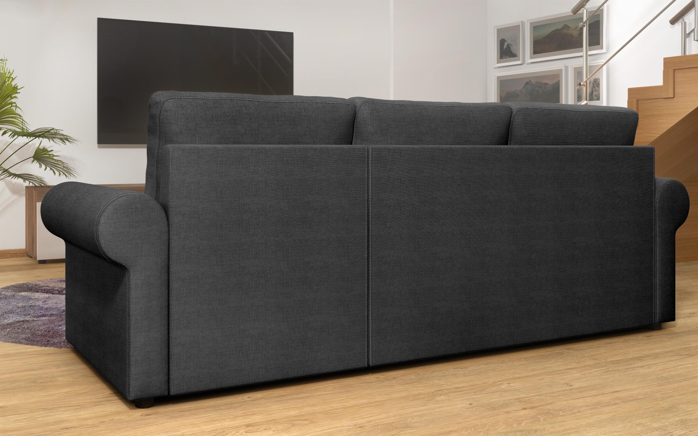 Coltar extensibil Rimini, gri inchis  6