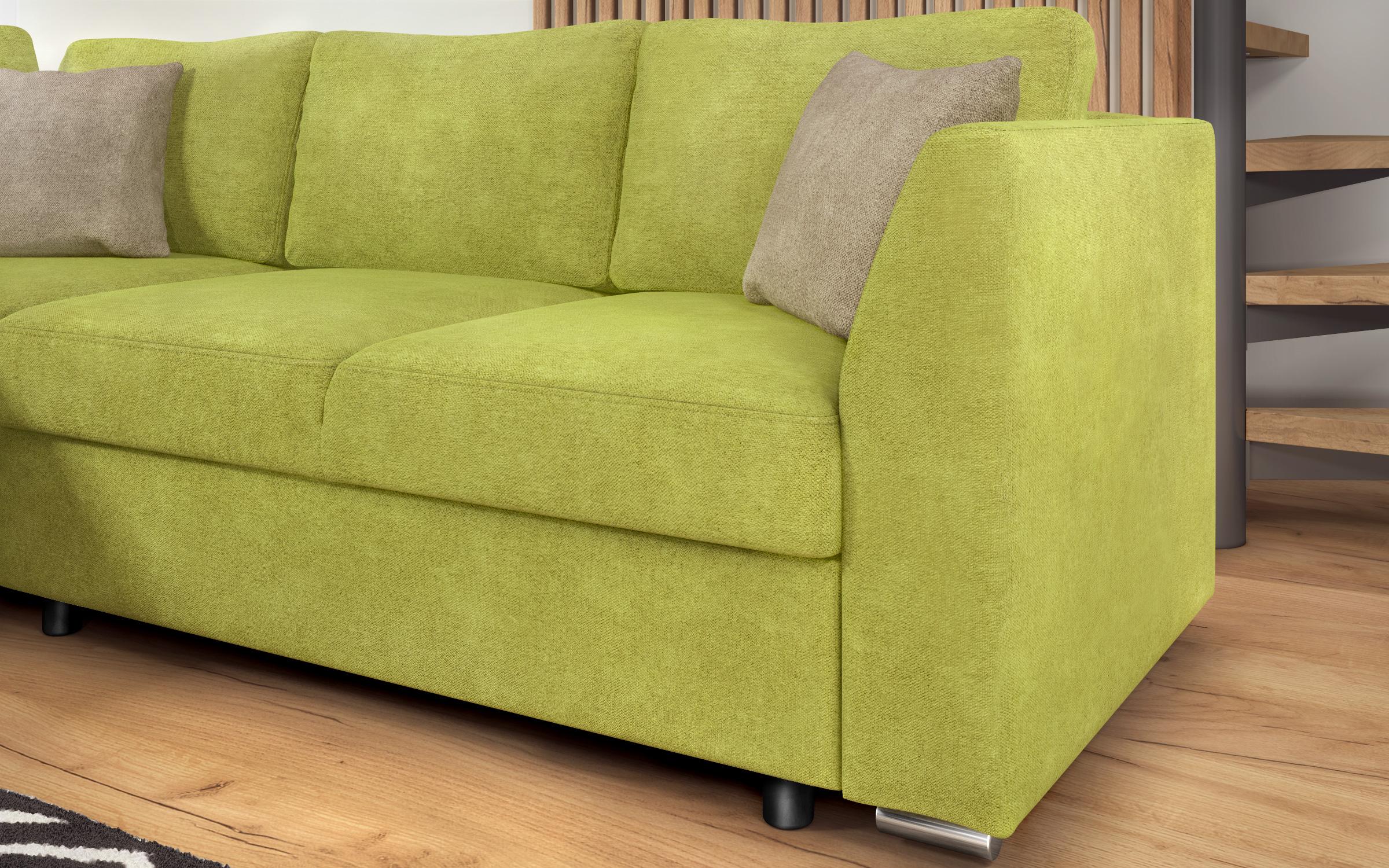 Coltar extensibil Toscana S, verde + maro deschis  8
