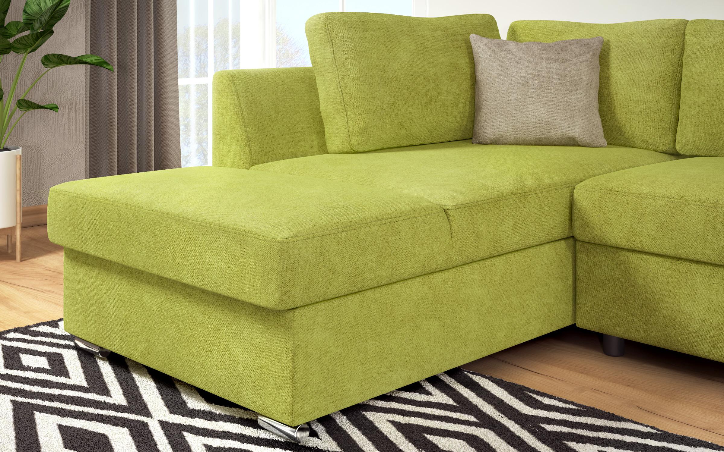 Coltar extensibil Toscana S, verde + maro deschis  9