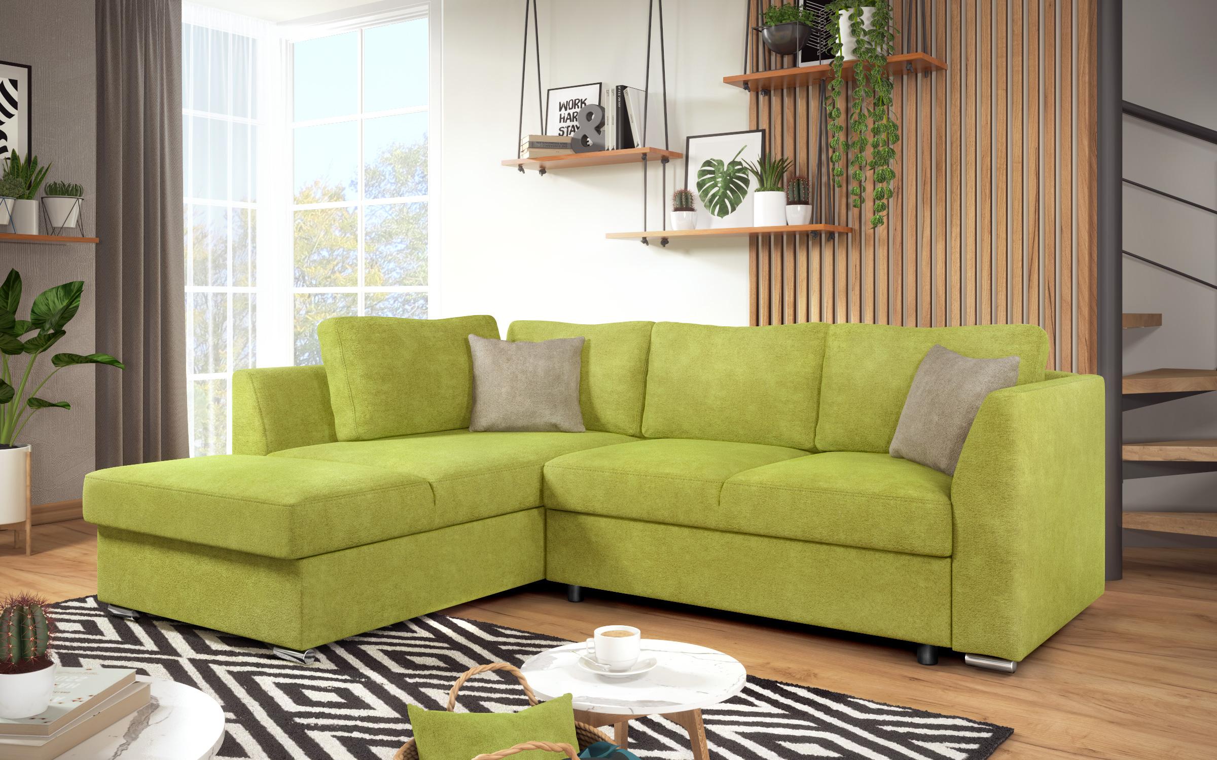 Coltar extensibil Toscana S, verde + maro deschis  3