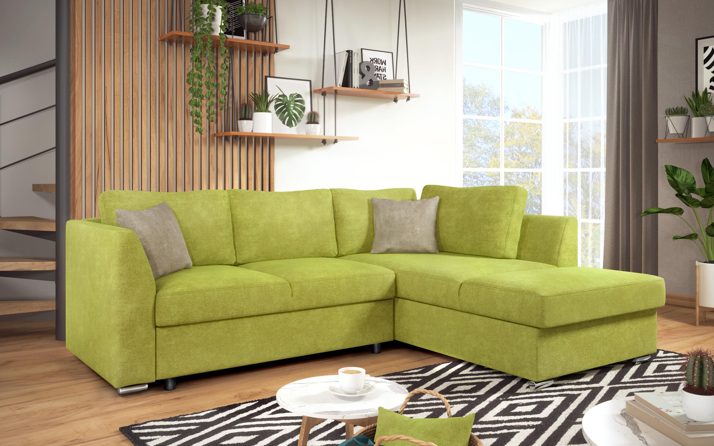Coltar extensibil Toscana S, verde + maro deschis  3