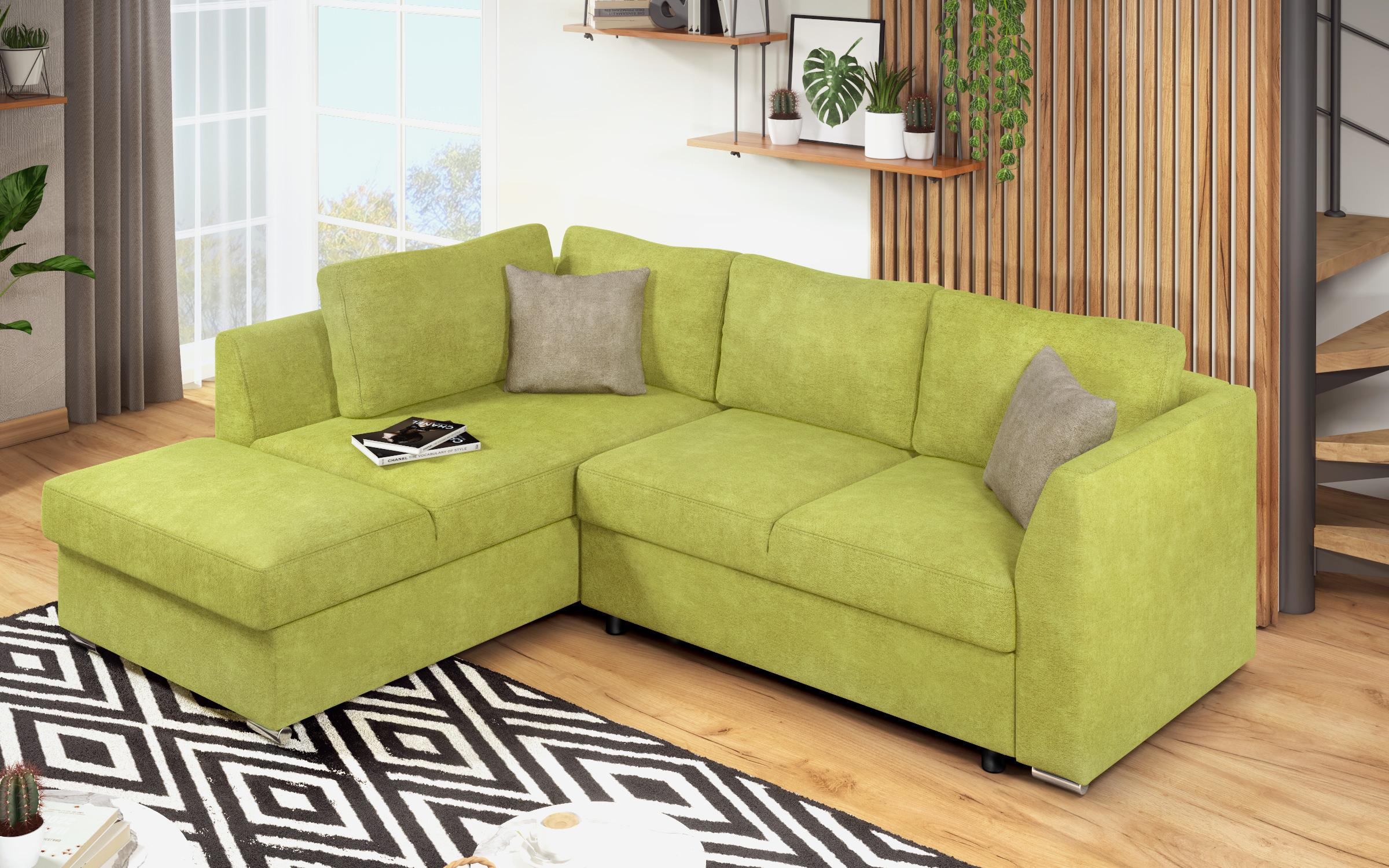 Coltar extensibil Toscana S, verde + maro deschis  5