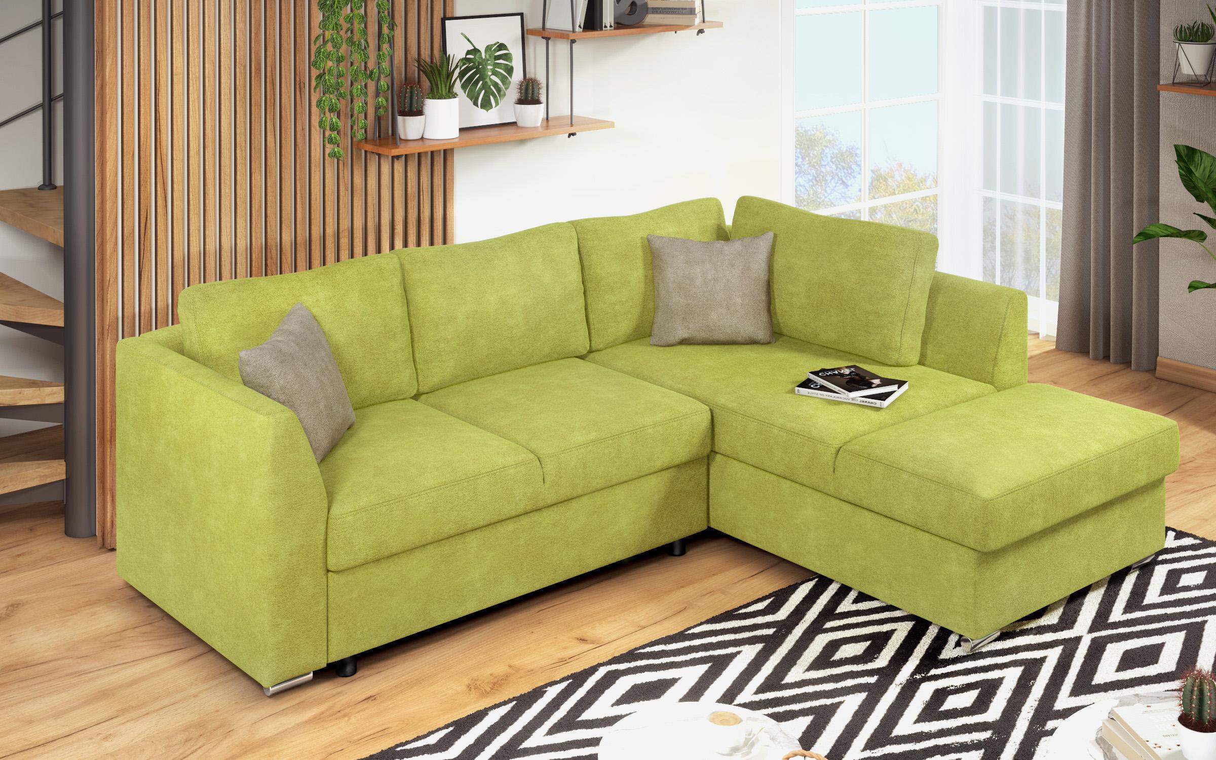 Coltar extensibil Toscana S, verde + maro deschis  5