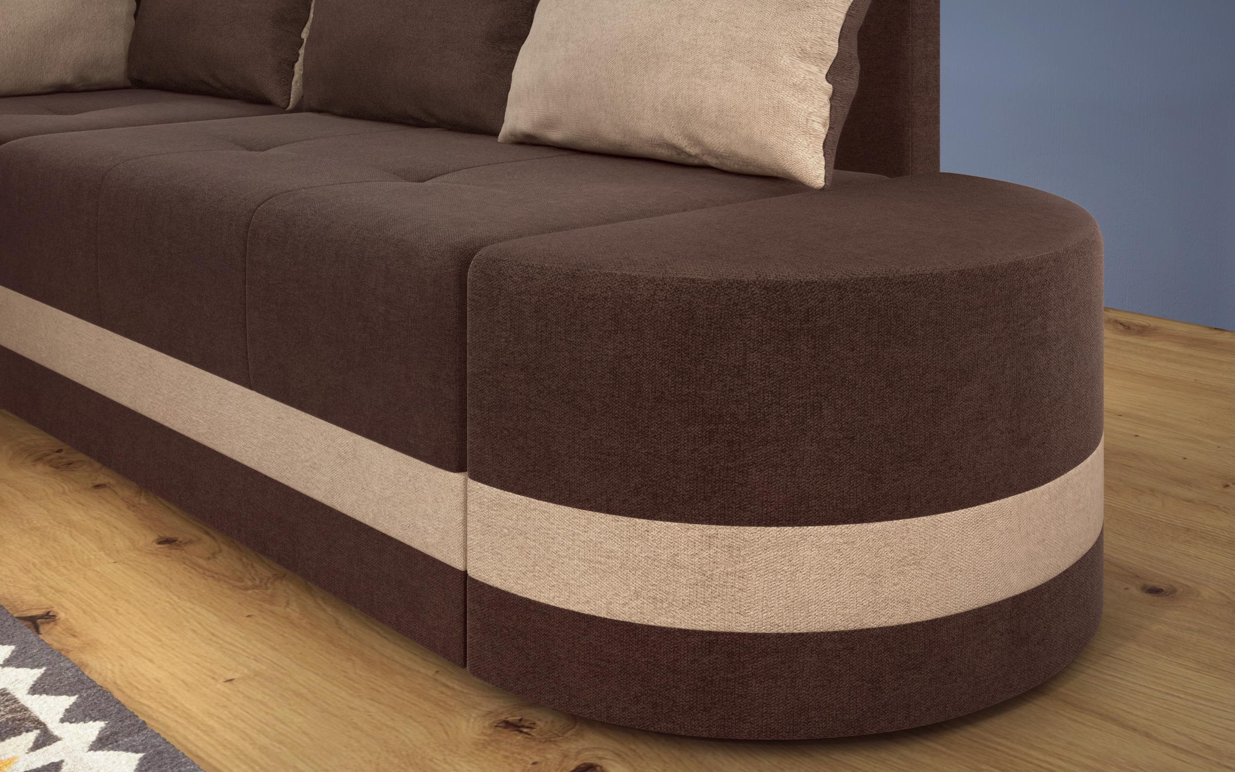 Coltar extensibil Vilian M, maro + bej  4