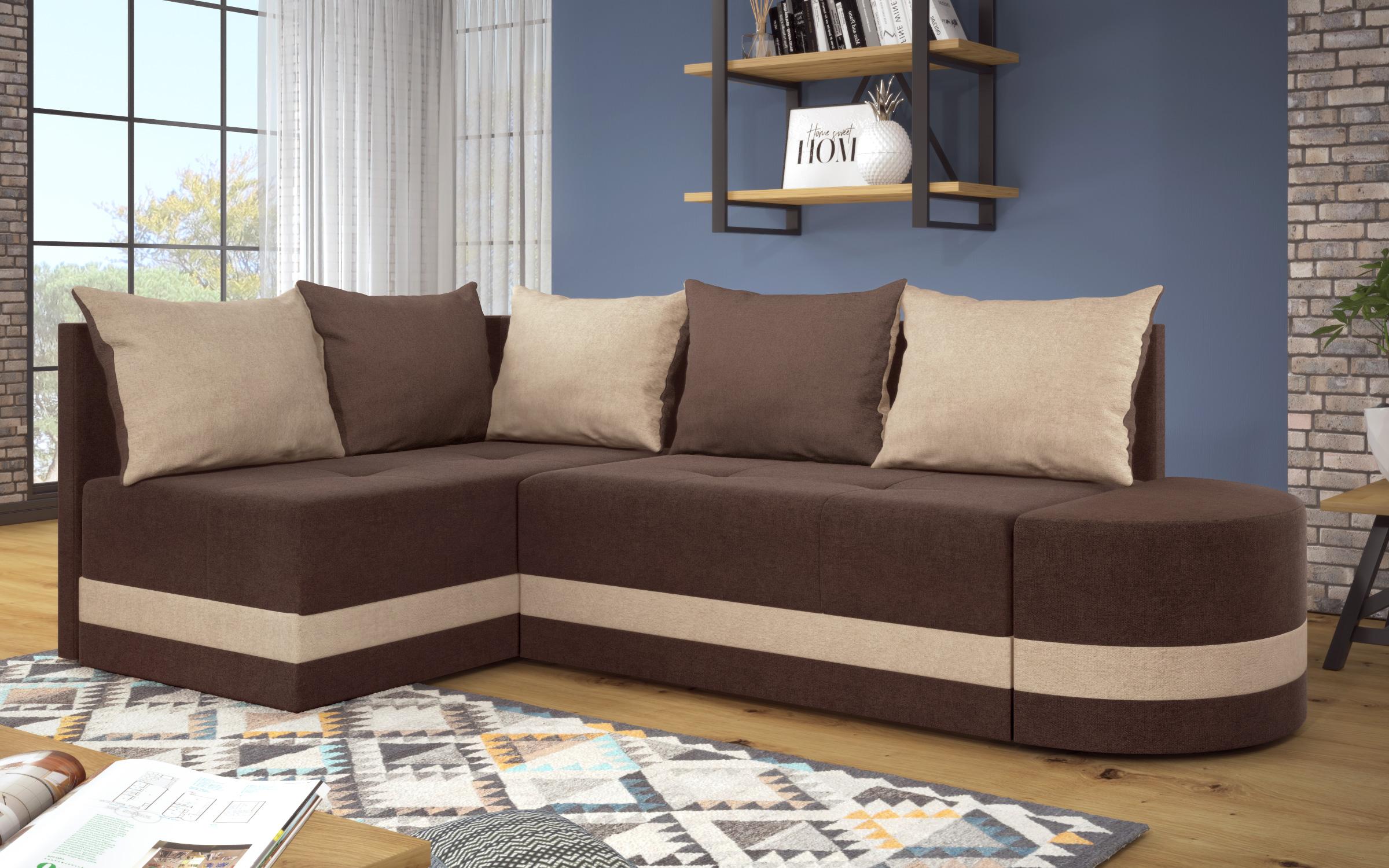 Coltar extensibil Vilian M, maro + bej  2