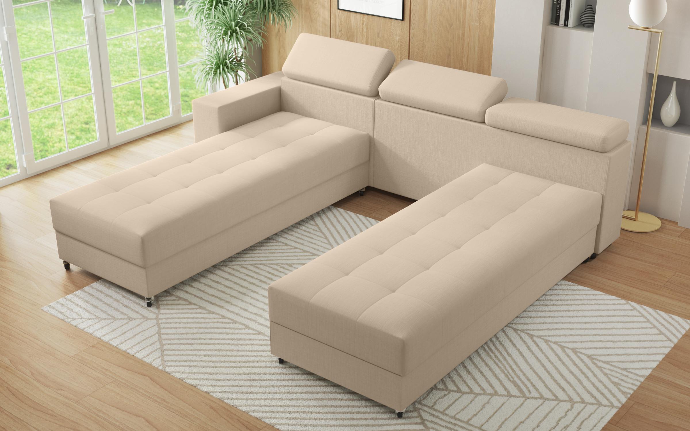 Coltar extensibil Adoro, ecru  7