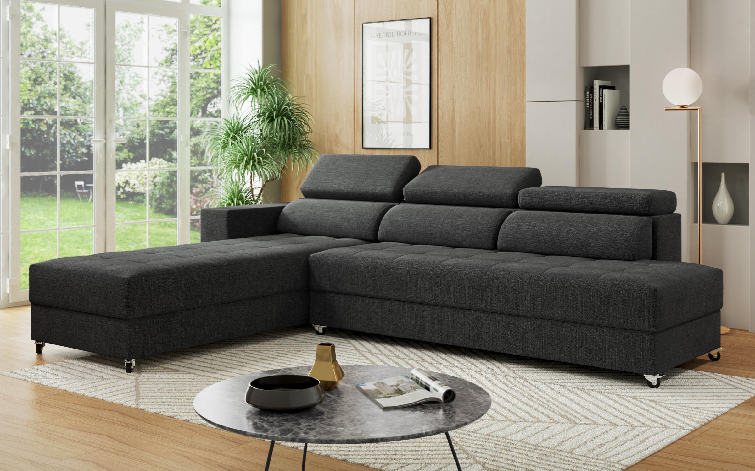 Coltar extensibil Adoro, gri inchis  4