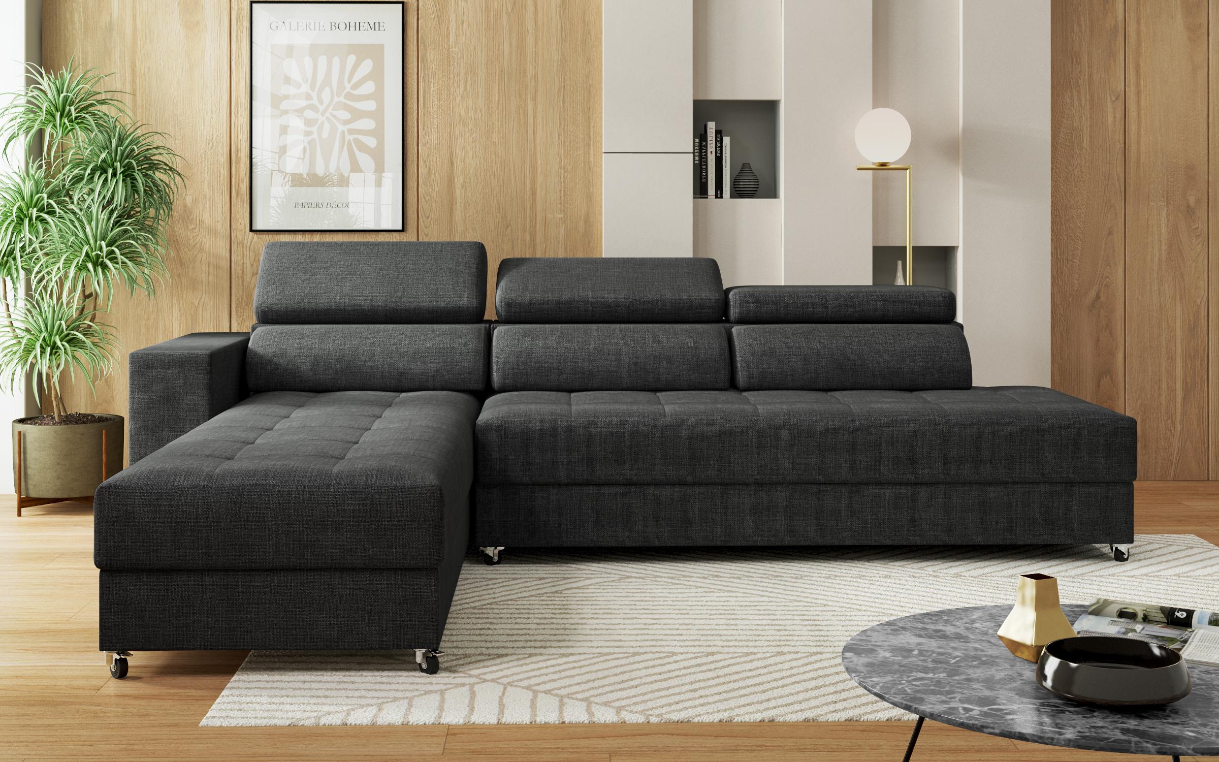 Coltar extensibil Adoro, gri inchis  3