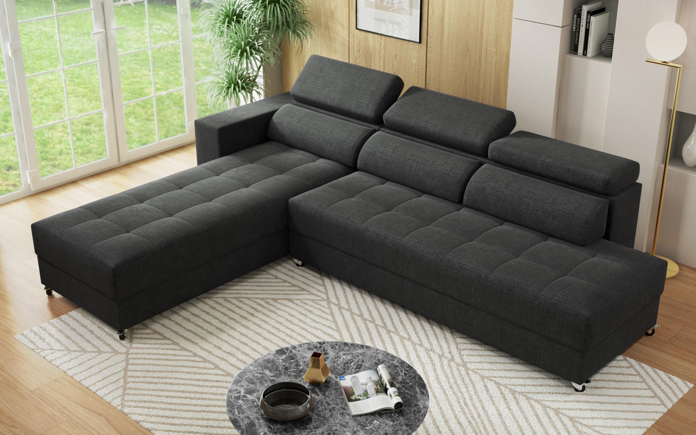 Coltar extensibil Adoro, gri inchis  5