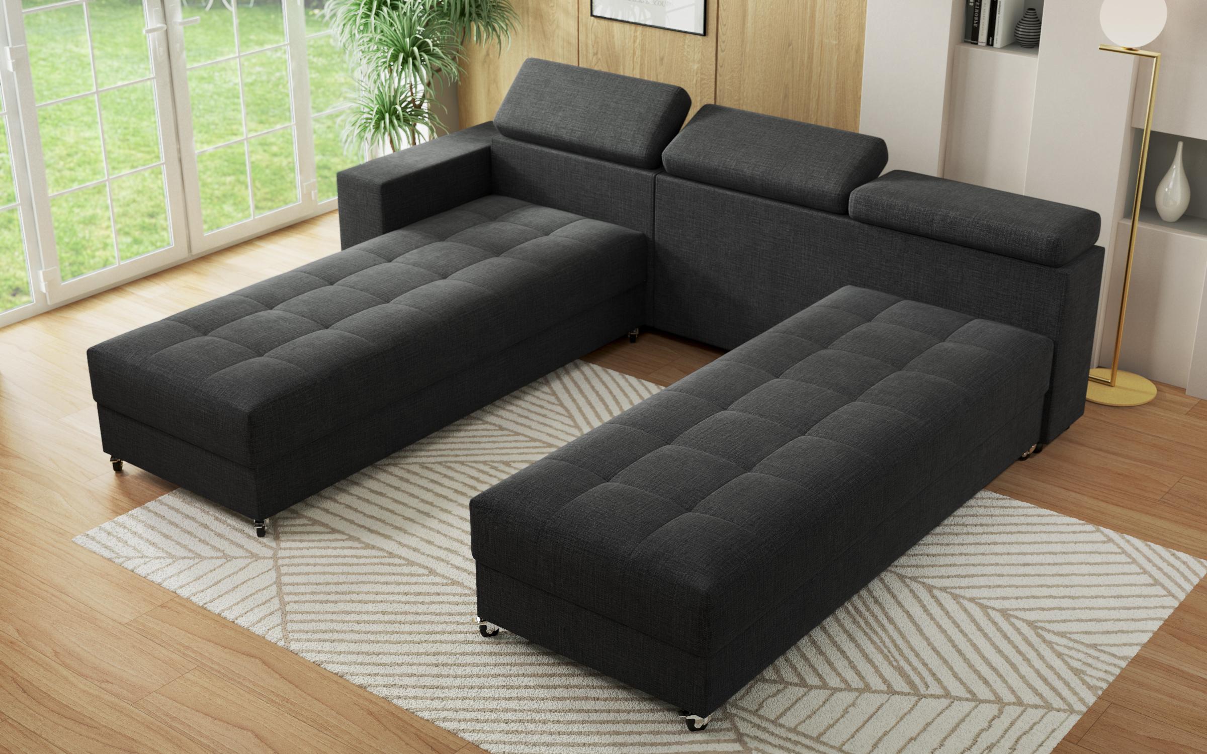 Coltar extensibil Adoro, gri inchis  7