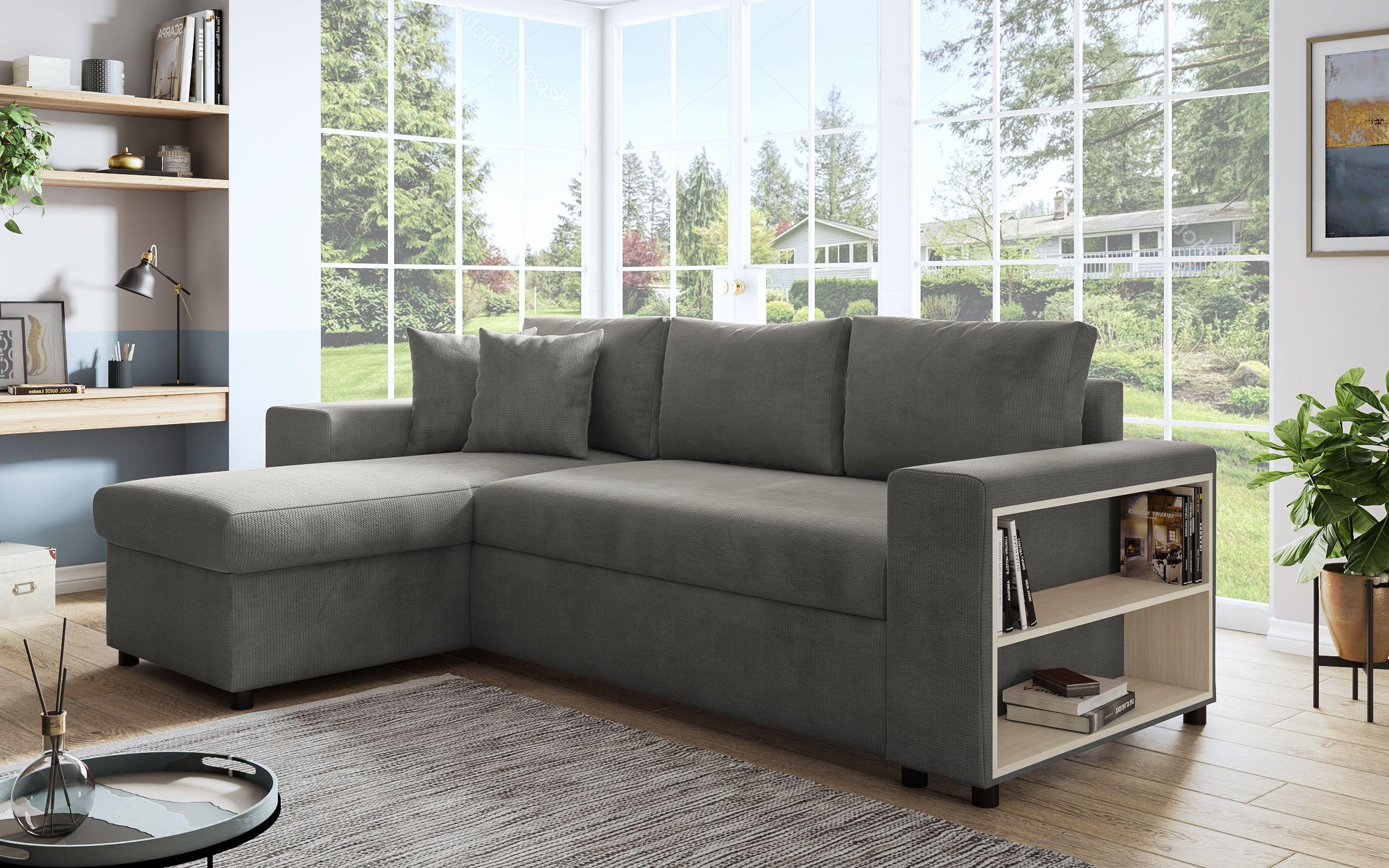 Coltar extensibil Arden + 2 taburete, gri  4