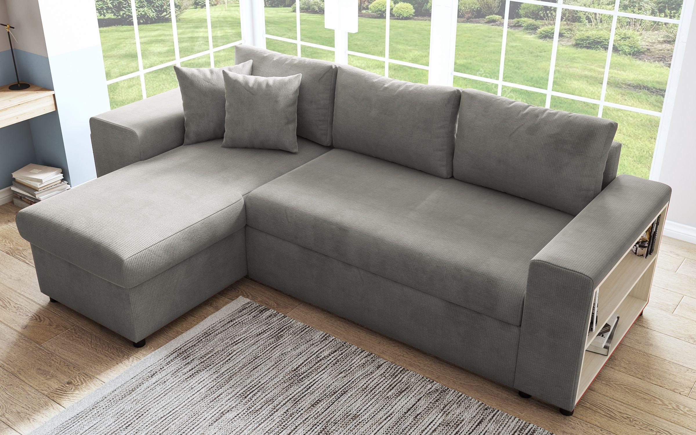 Coltar extensibil Arden + 2 taburete, gri  8